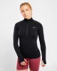 Essential Seamless 1/2 Zip Pullover - Black sold by AYBL