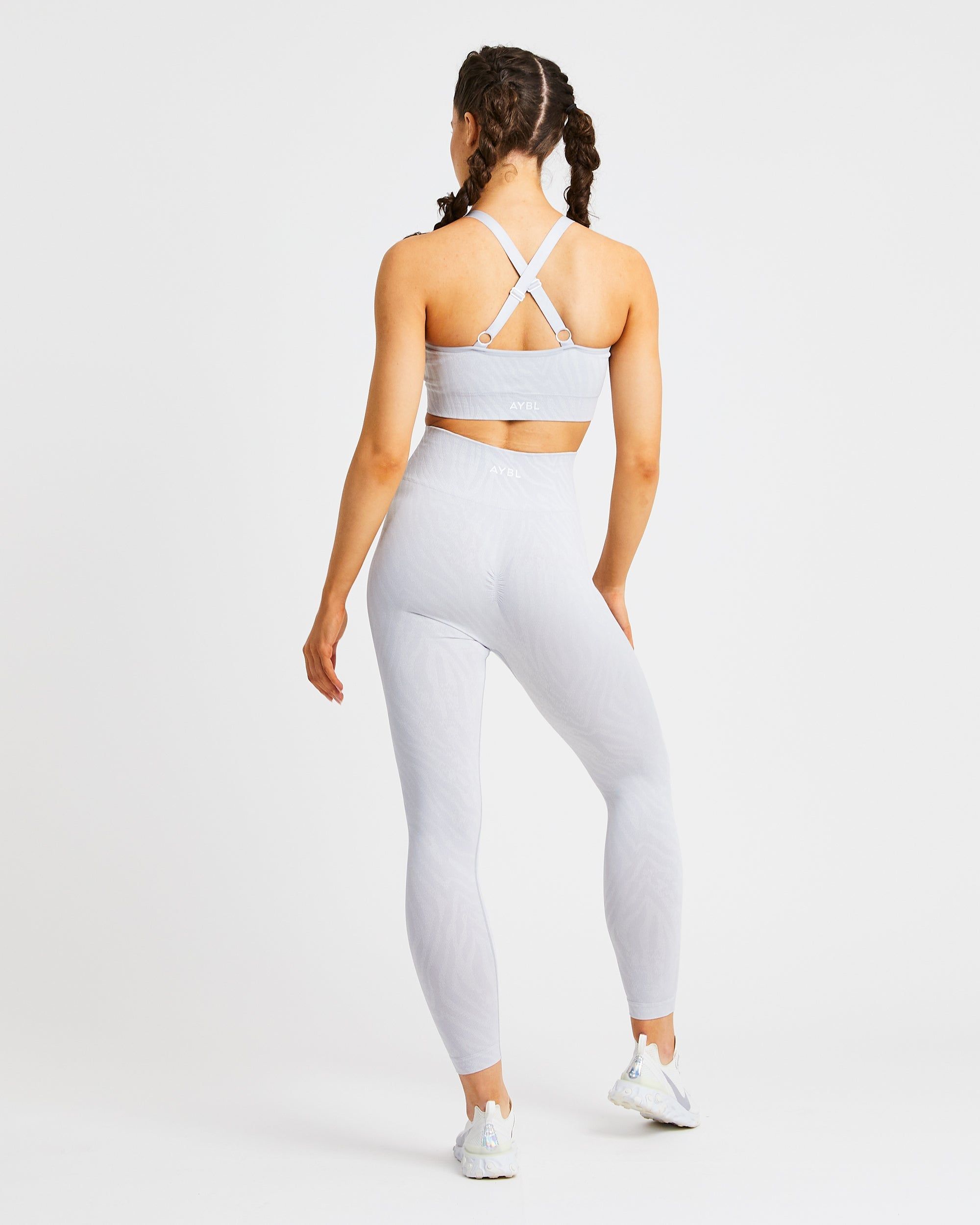 Evolve Animal Seamless Sports Bra - Light Grey sold by AYBL product image thumbnail 4
