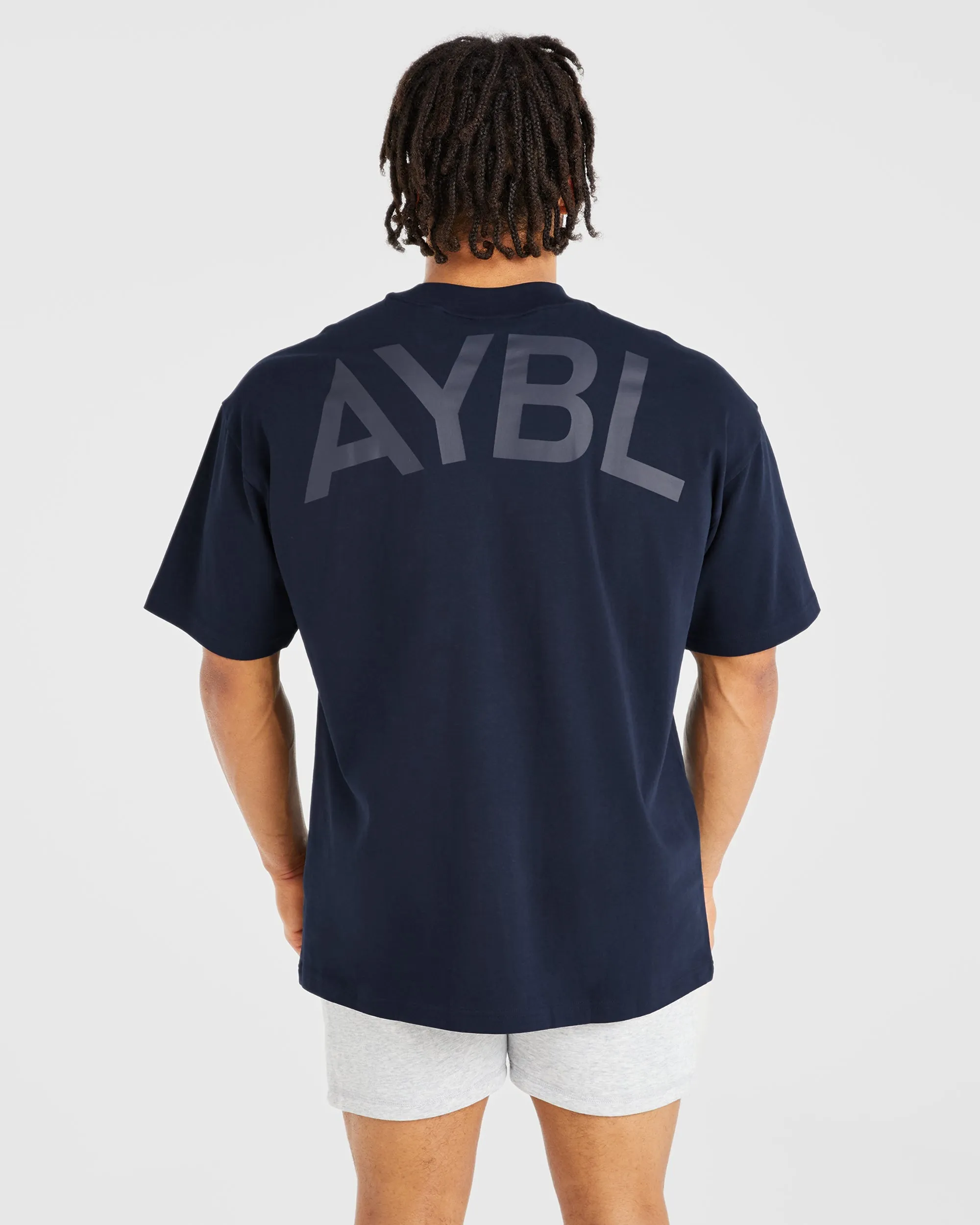 Essential Oversized T Shirt - Navy sold by AYBL