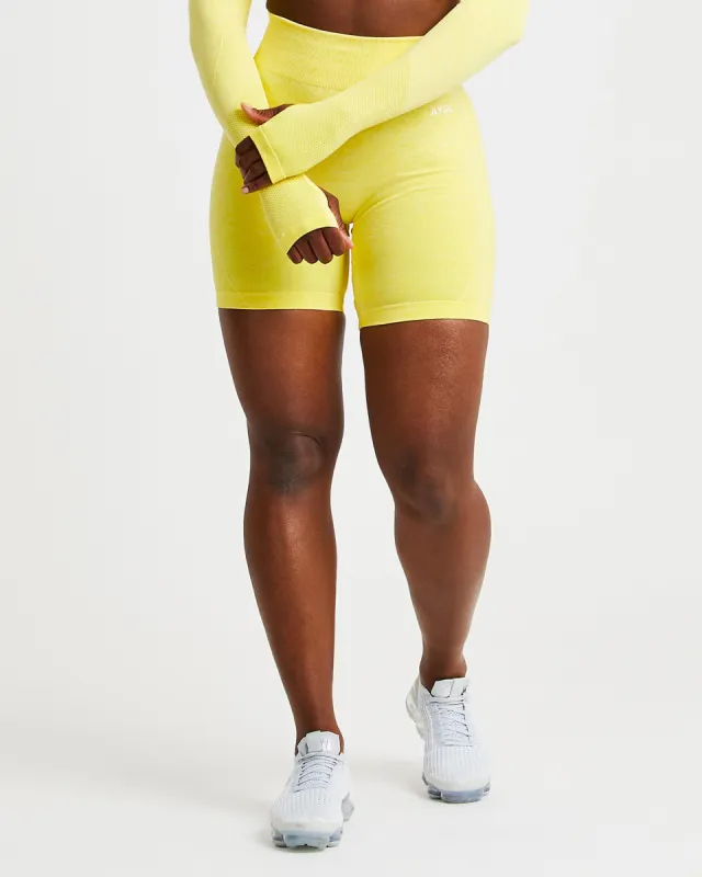 Motion Seamless Cycling Shorts - Yellow sold by AYBL