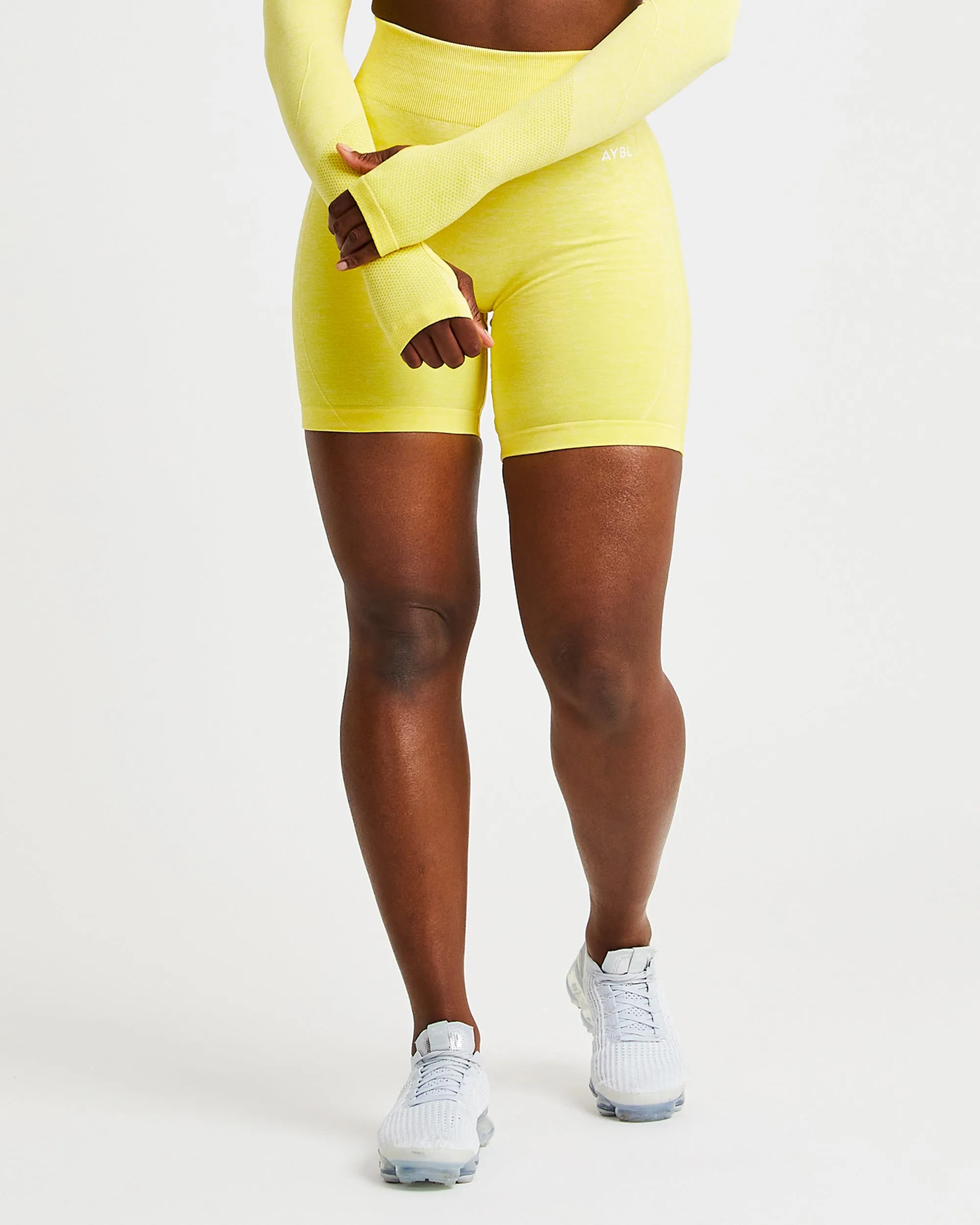 Motion Seamless Cycling Shorts - Yellow sold by AYBL