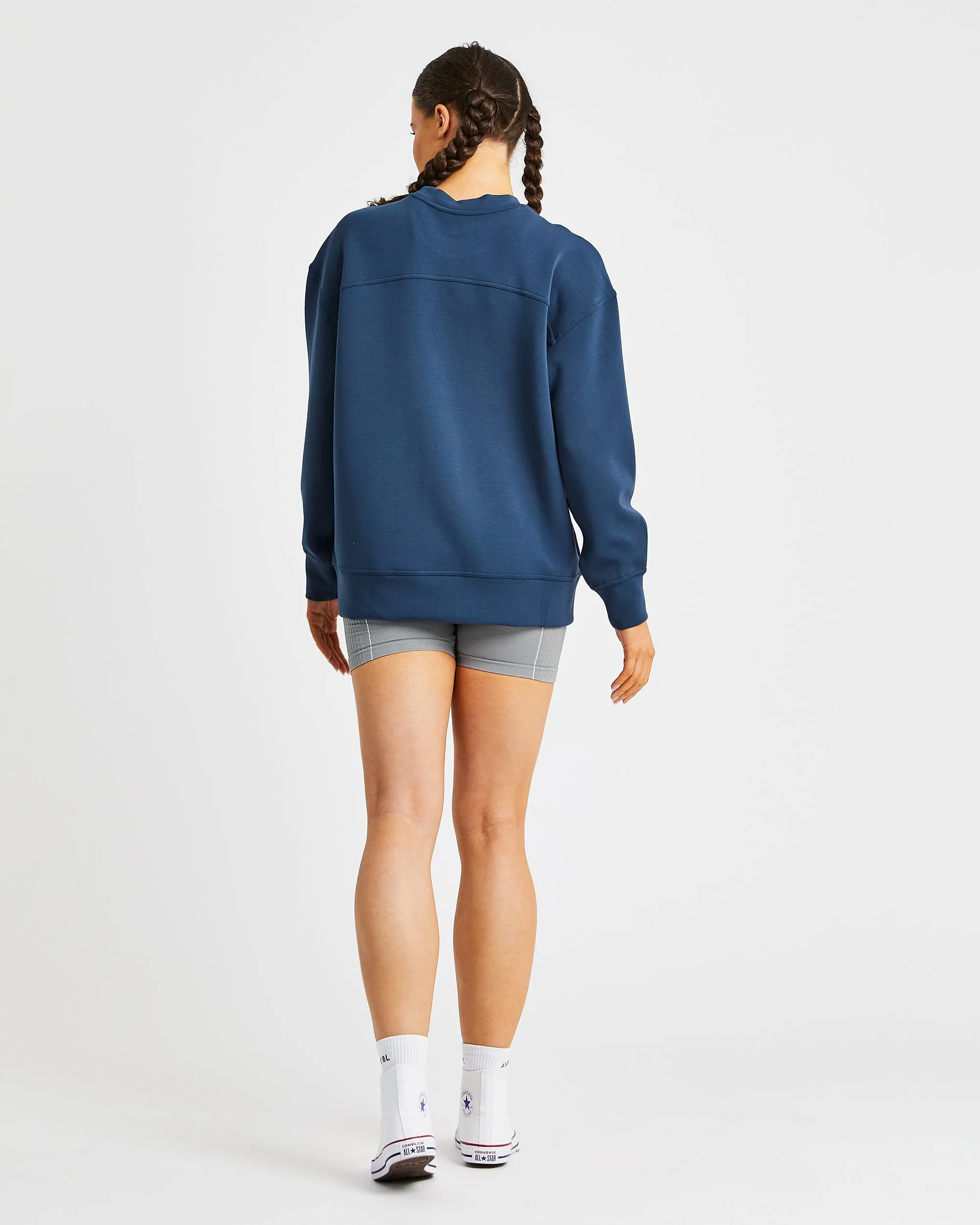 Oversized Jumper - Navy sold by AYBL product image thumbnail 4