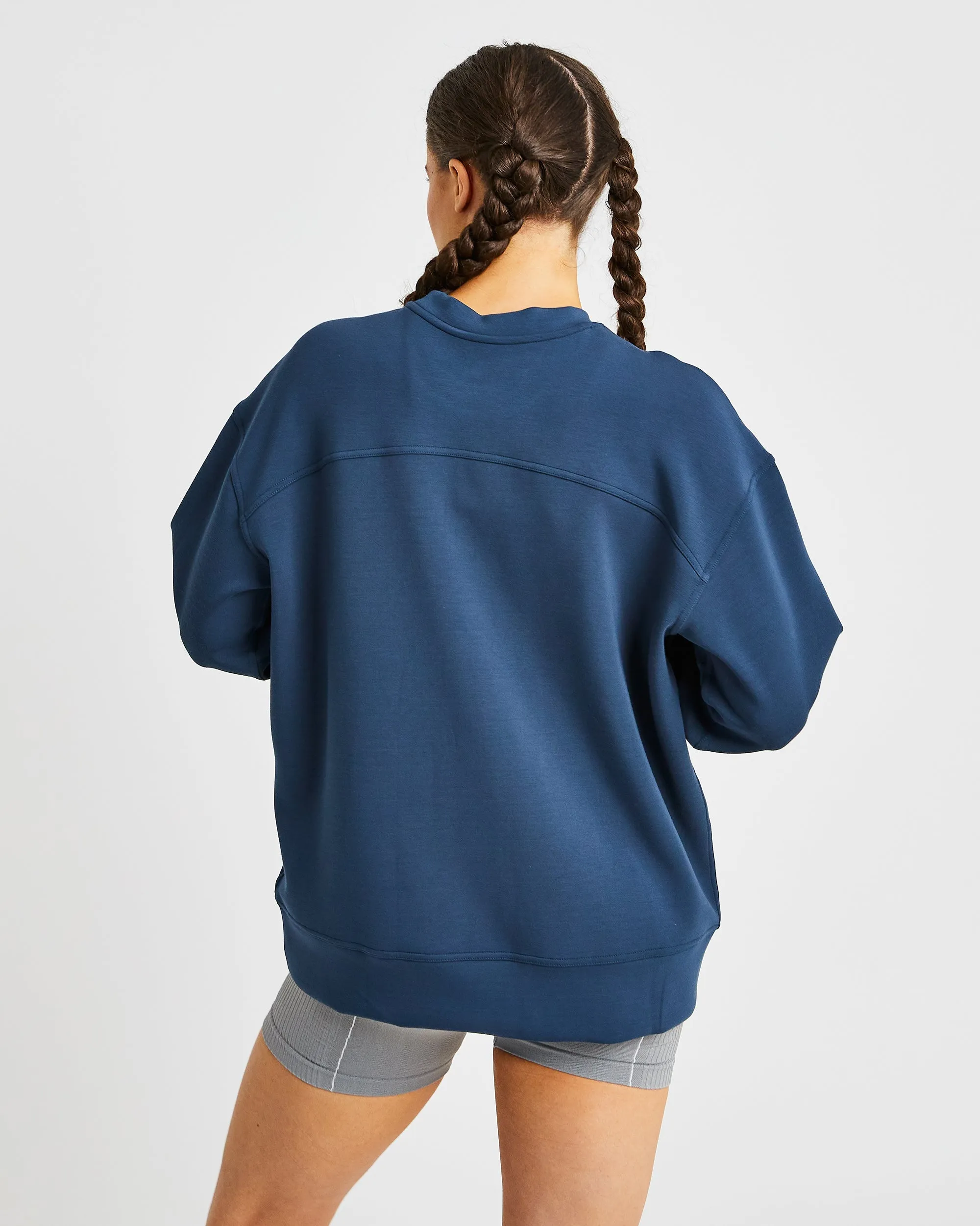 Oversized Jumper - Navy sold by AYBL product image thumbnail 2