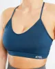 Essential V Neck Sports Bra - Marine Blue sold by AYBL