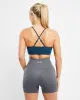 Essential V Neck Sports Bra - Marine Blue sold by AYBL
