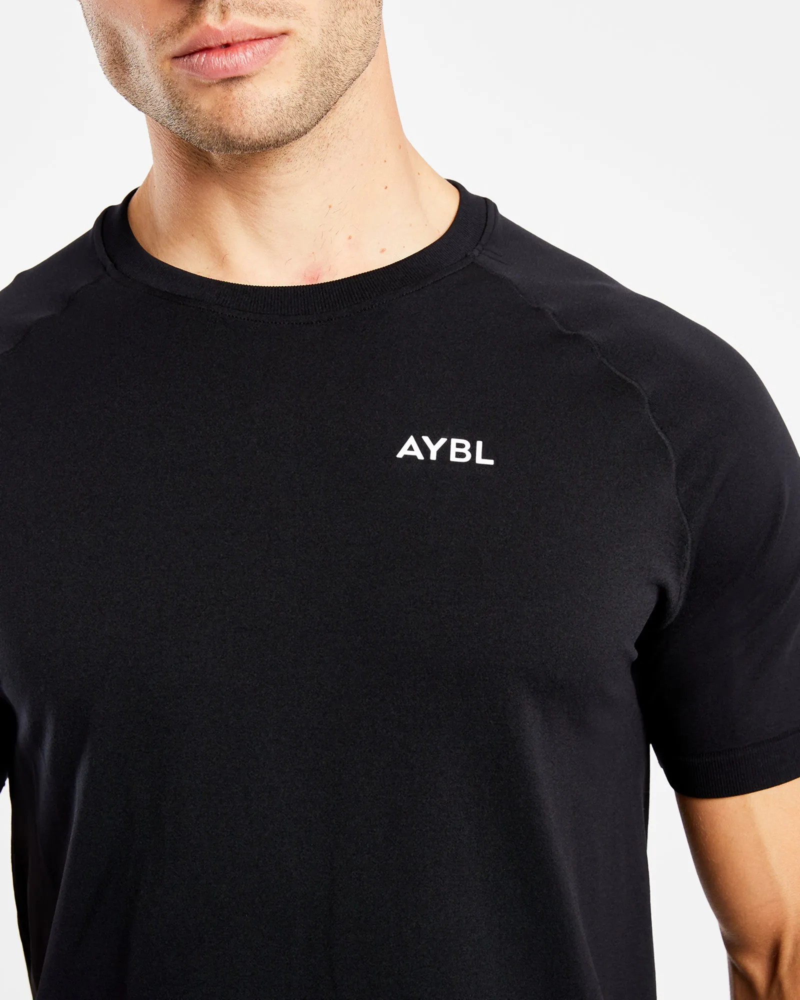 Ascend Seamless T Shirt - Black sold by AYBL product image thumbnail 5