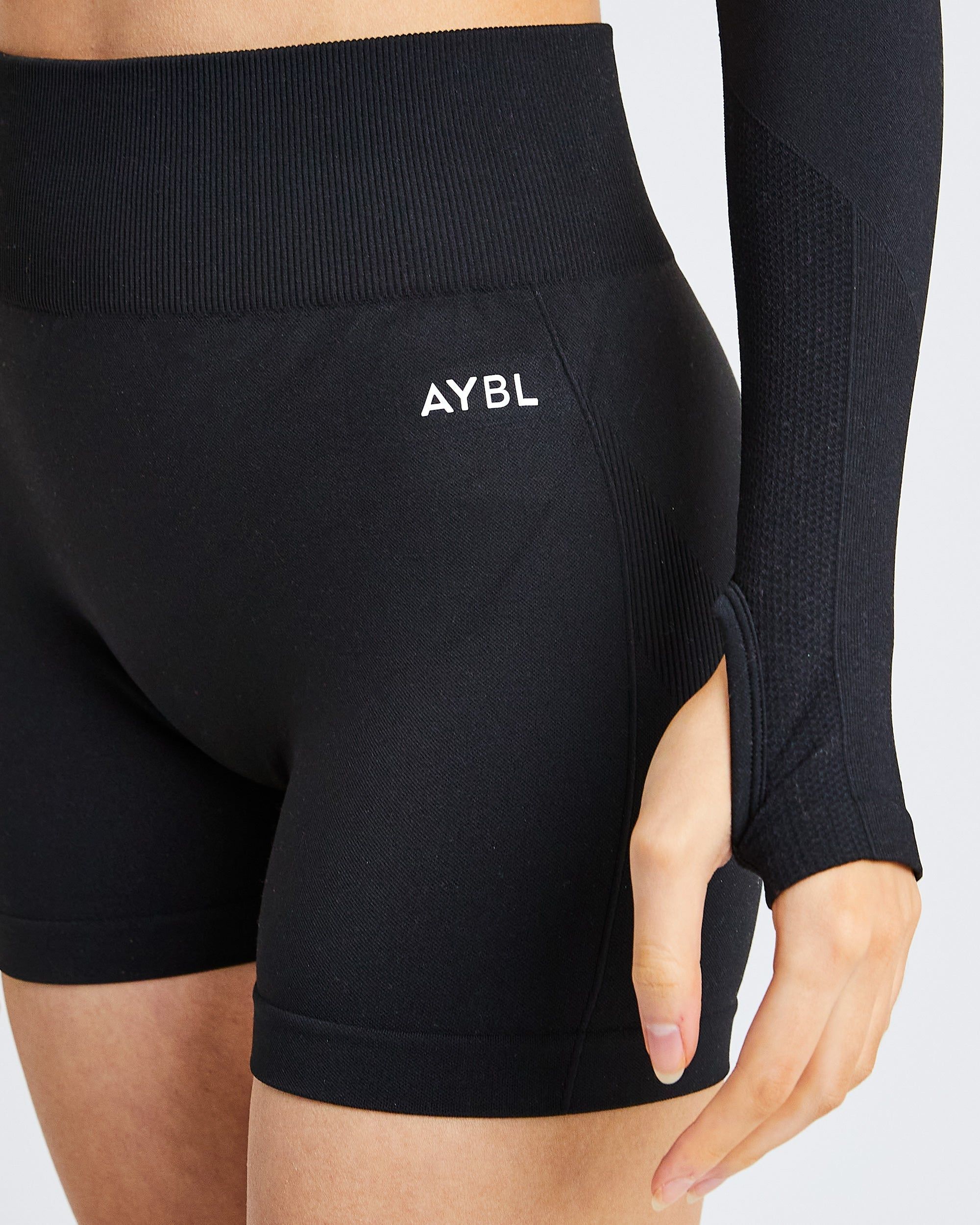 Pulse Seamless Shorts - Black sold by AYBL product image thumbnail 6