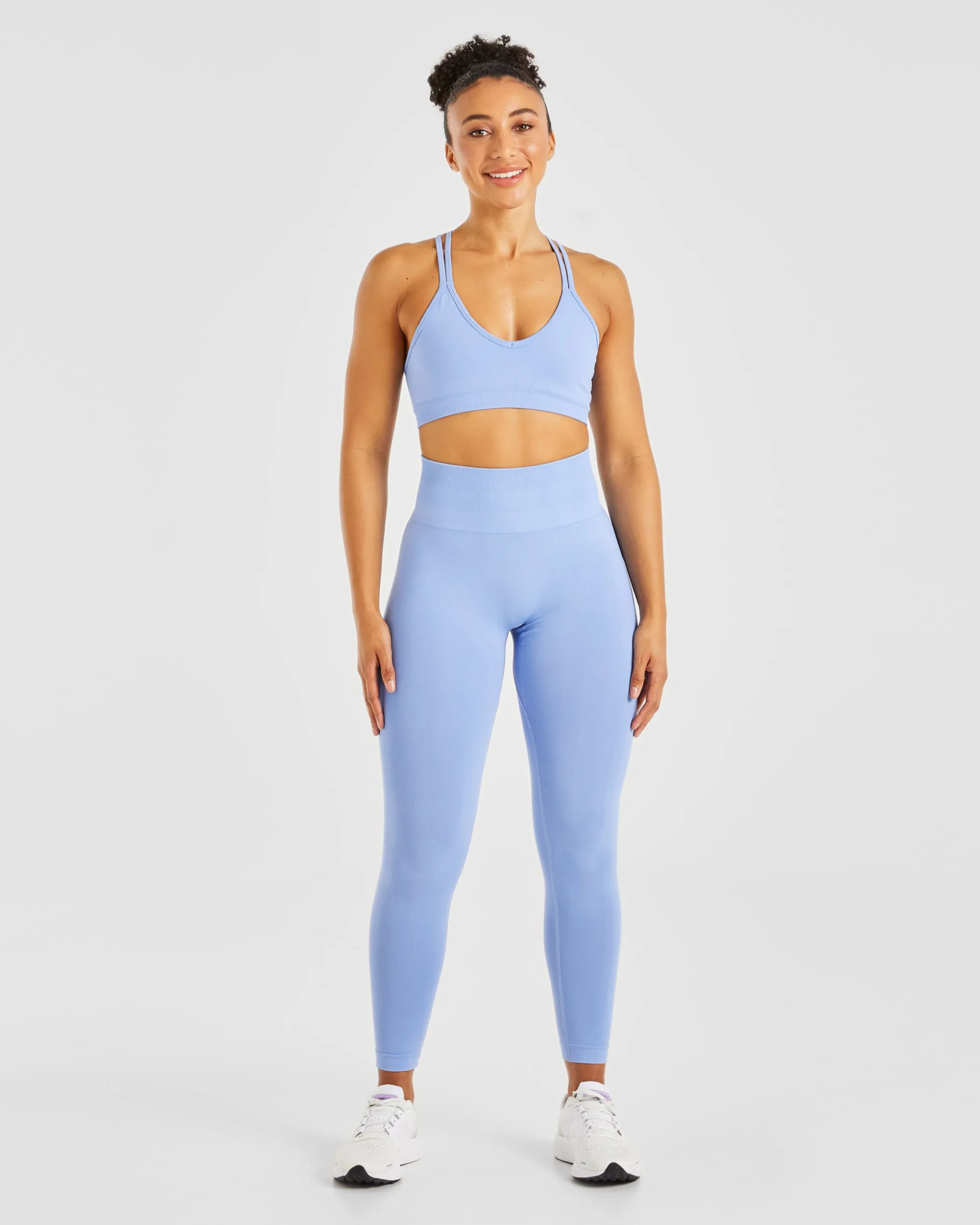 Power Seamless Leggings - Blue sold by AYBL product image thumbnail 3