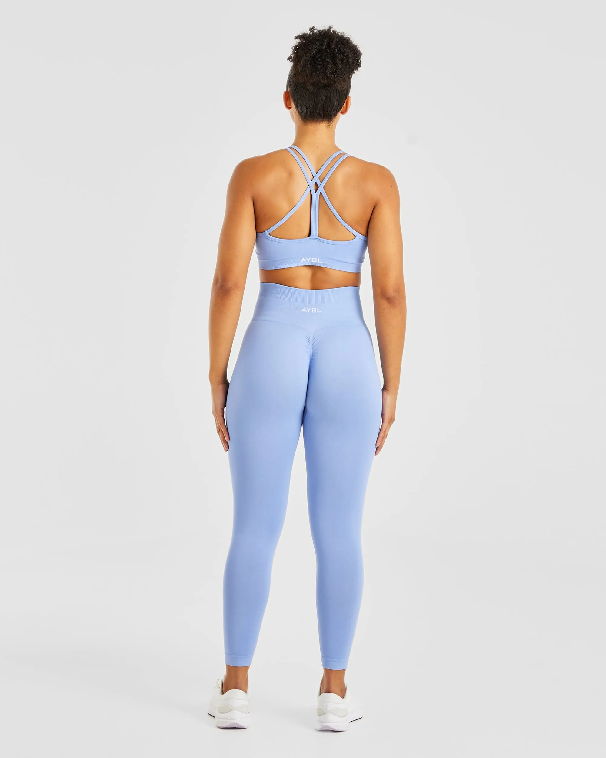 Power Seamless Leggings - Blue sold by AYBL product image thumbnail 4