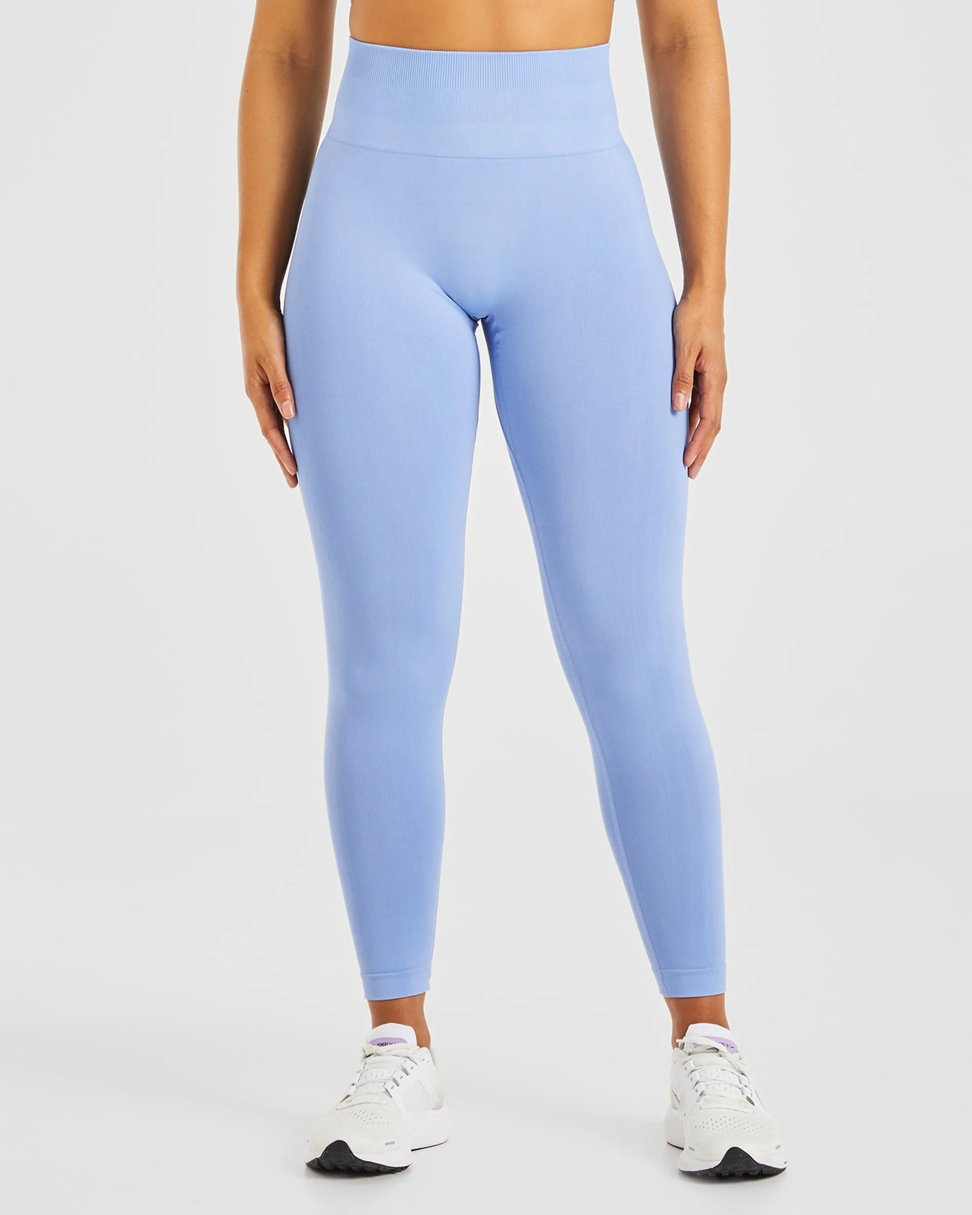 Power Seamless Leggings - Blue sold by AYBL