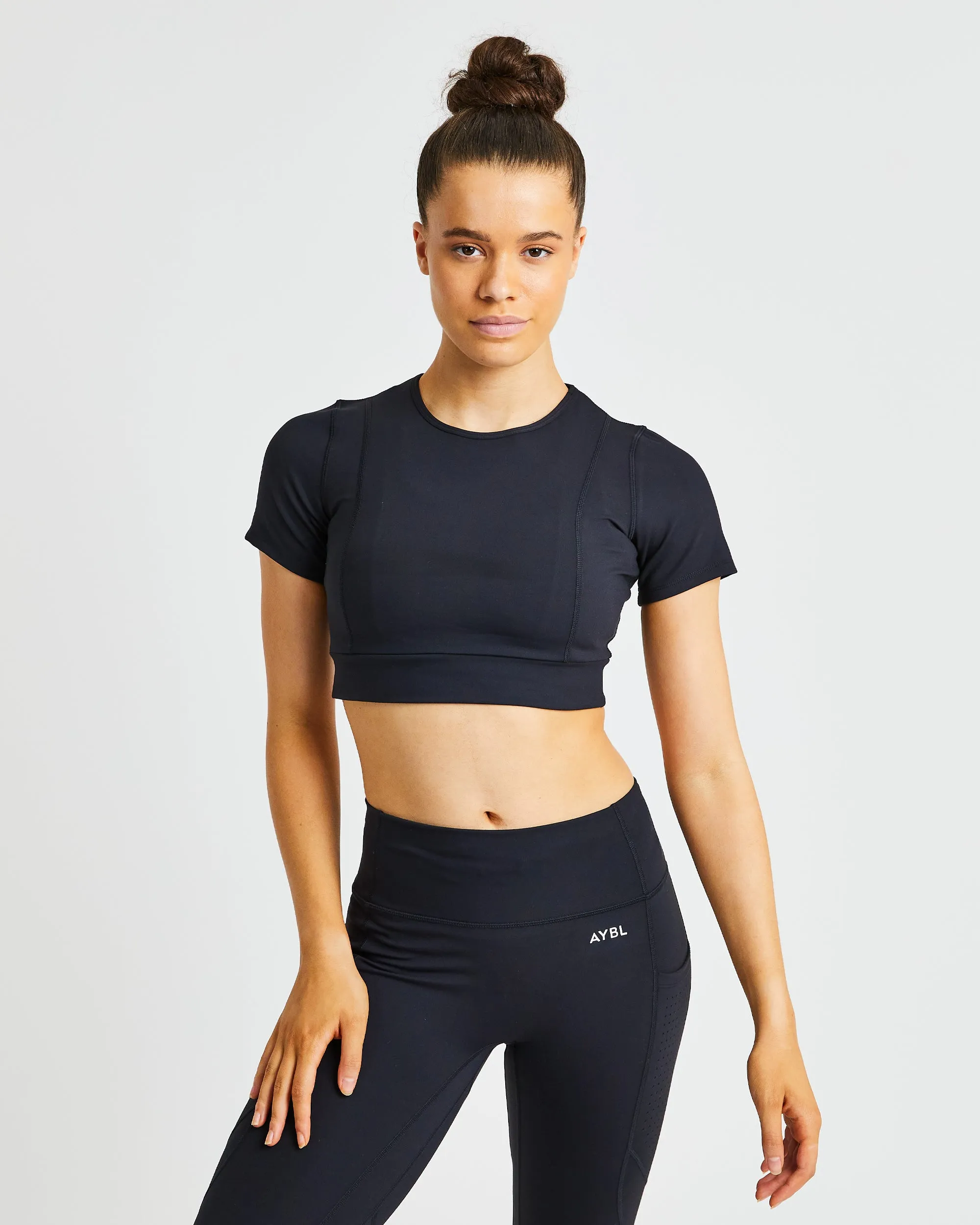 Pace Crop Top - Black sold by AYBL