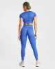 Empower Seamless Crop Top - Cobalt sold by AYBL