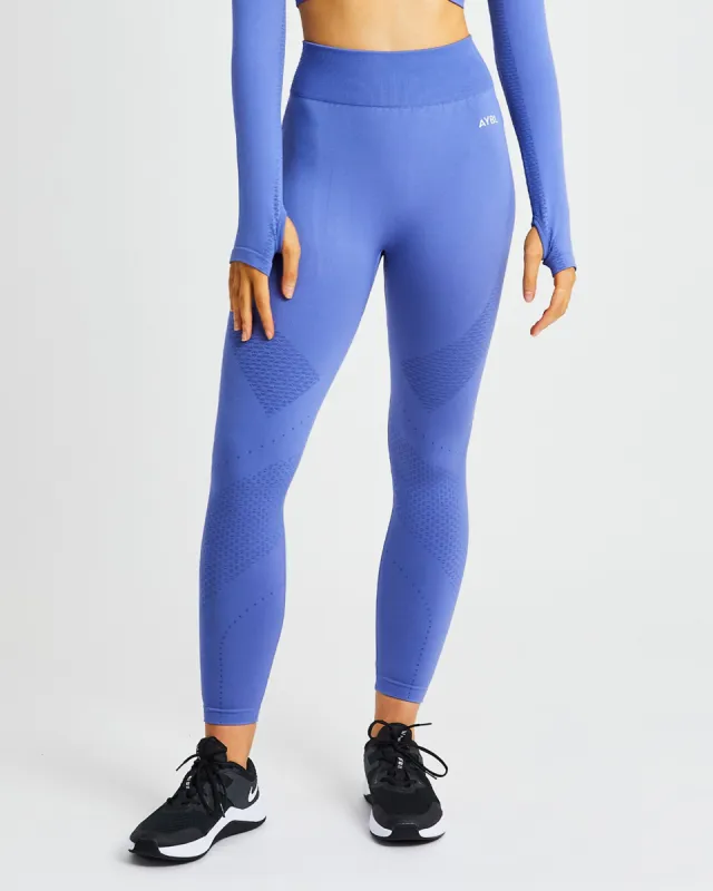 Ignite Seamless Leggings - Flame Blue sold by AYBL