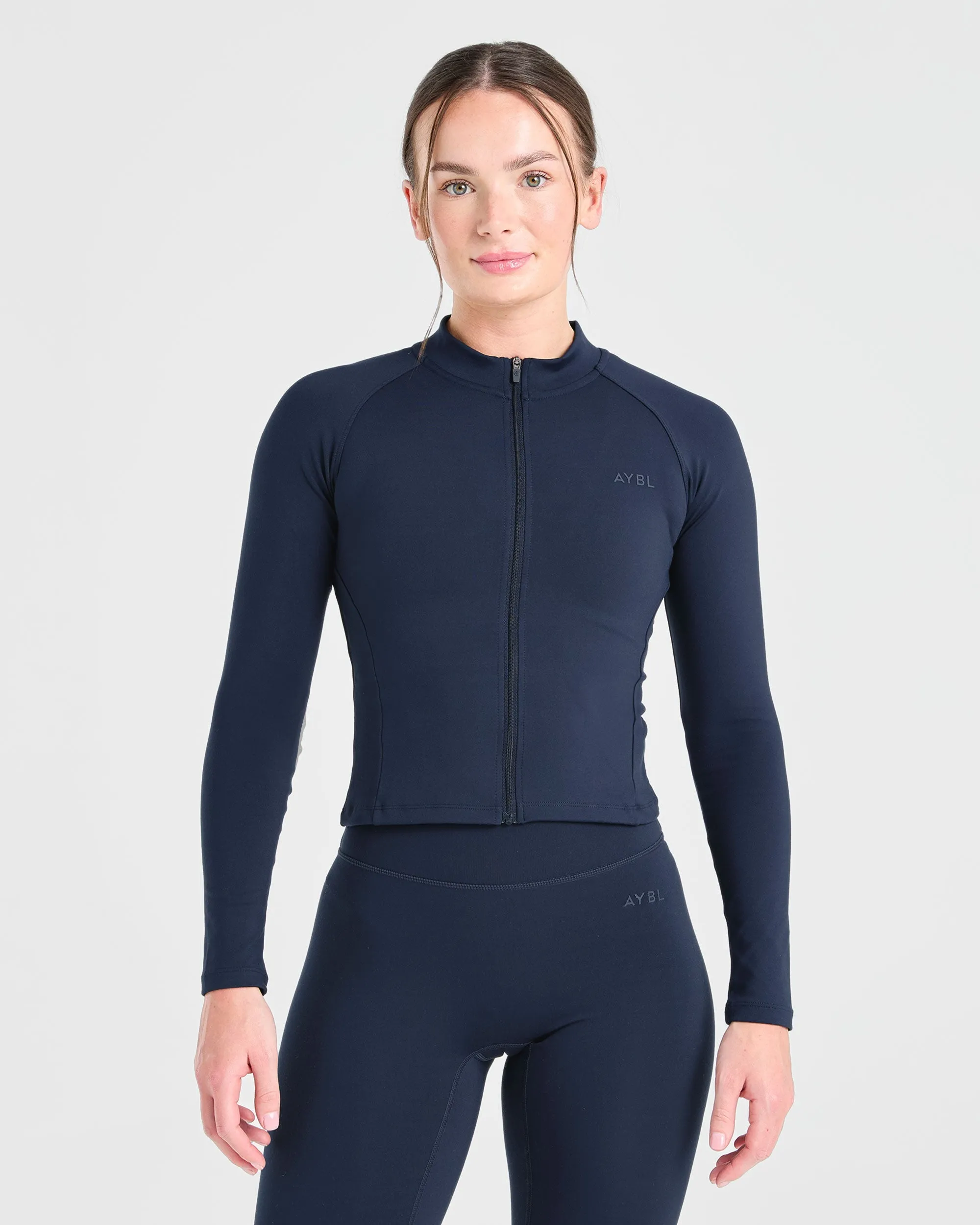 Staple Zip Jacket - Navy sold by AYBL