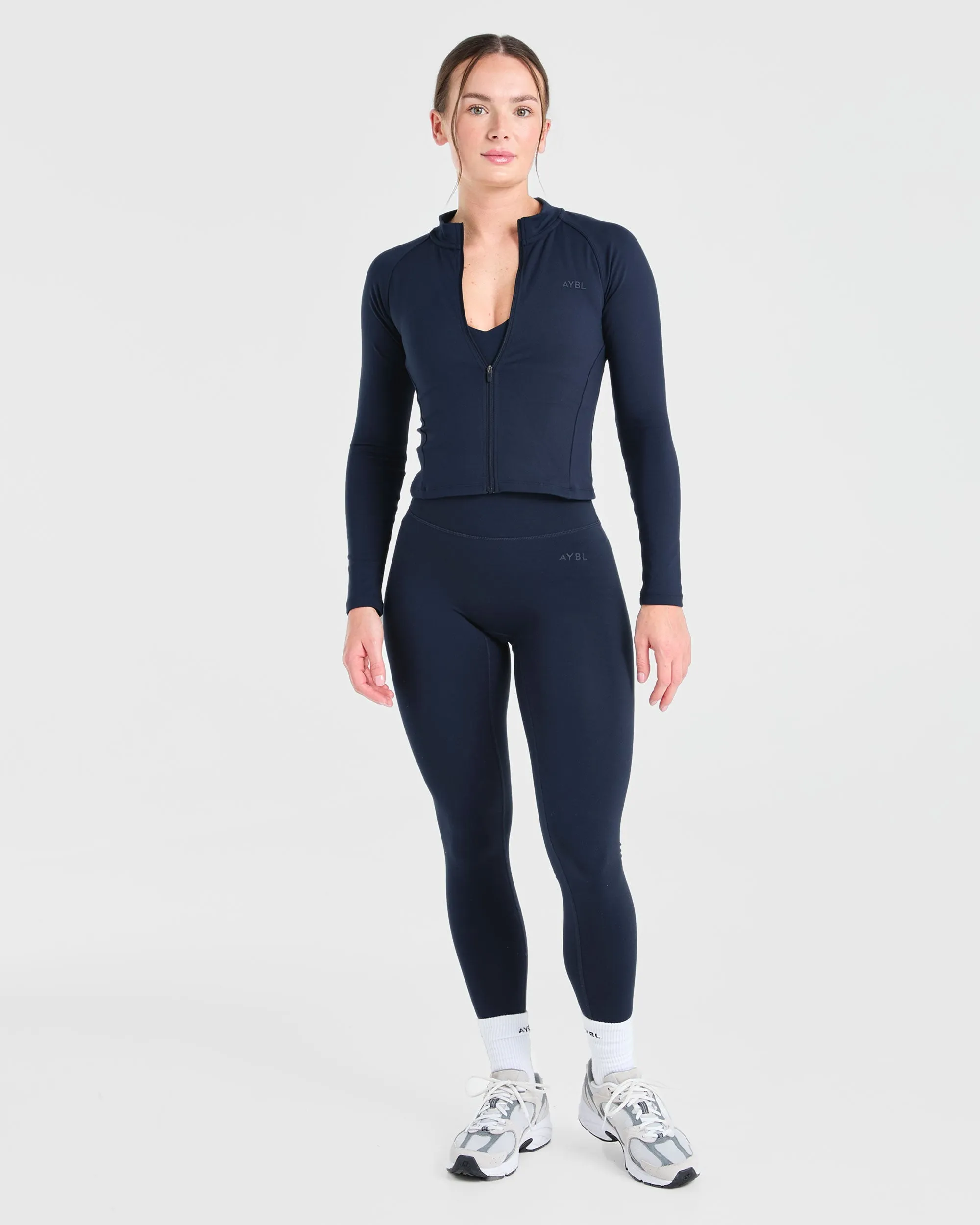 Staple Zip Jacket - Navy sold by AYBL product image thumbnail 3