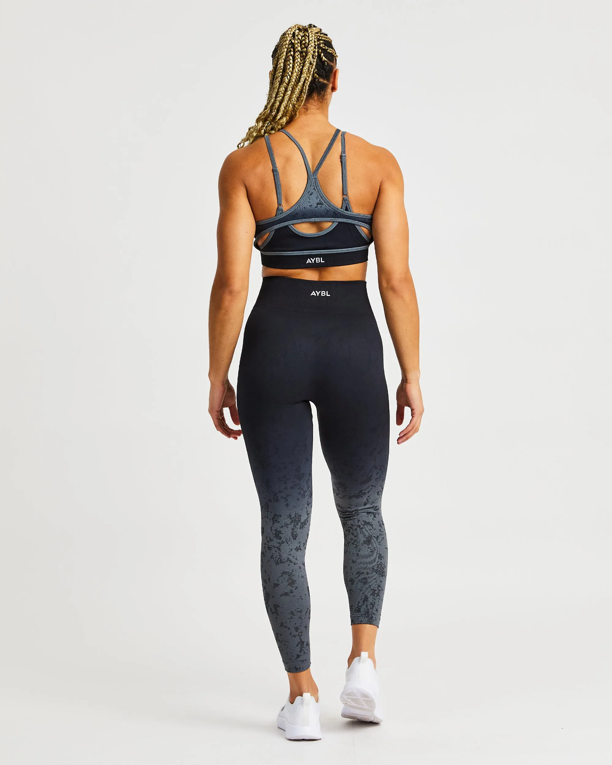 Flare Seamless Sports Bra - Black sold by AYBL product image thumbnail 4