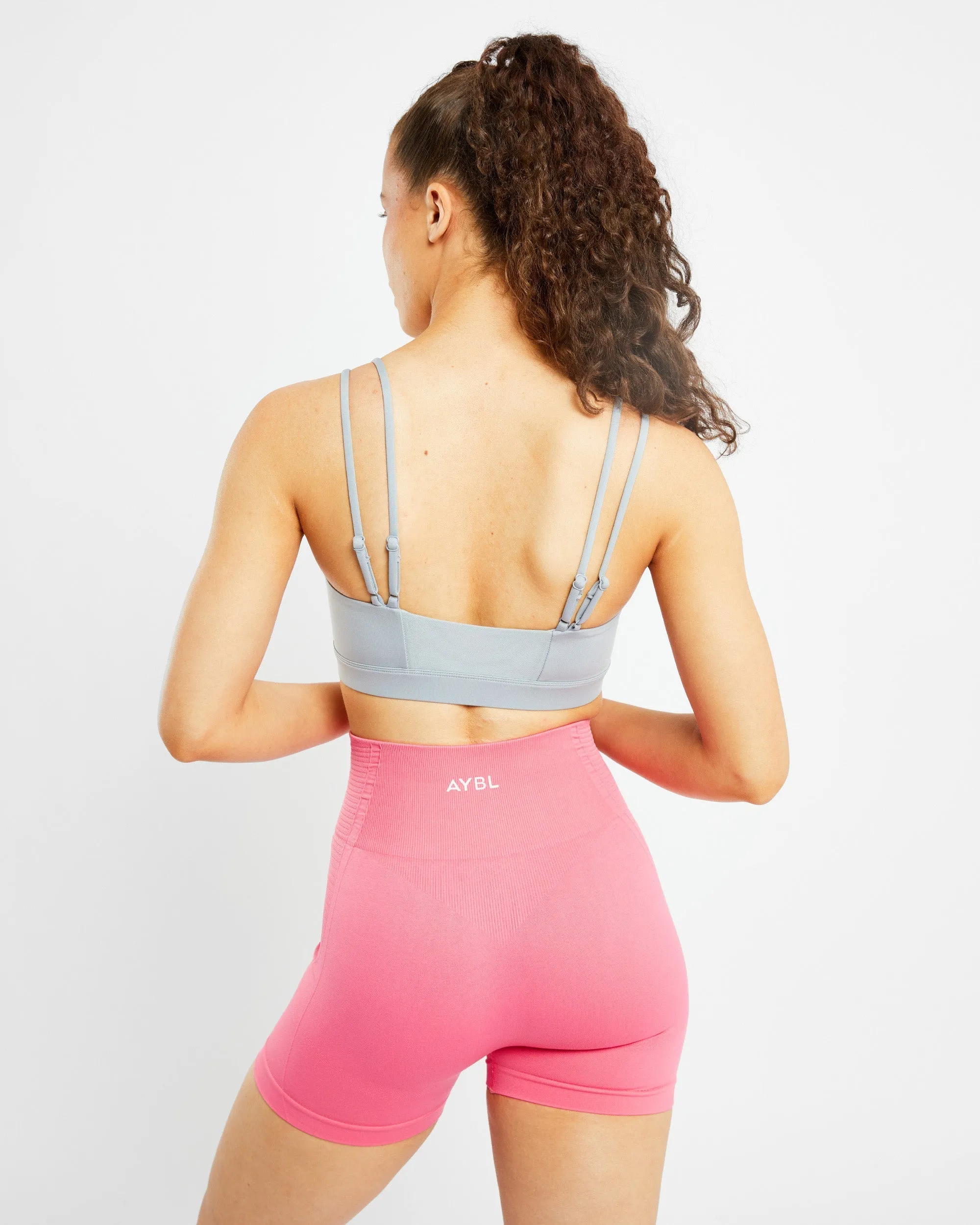 Essential Bandeau Sports Bra - Pebble Grey sold by AYBL product image thumbnail 2