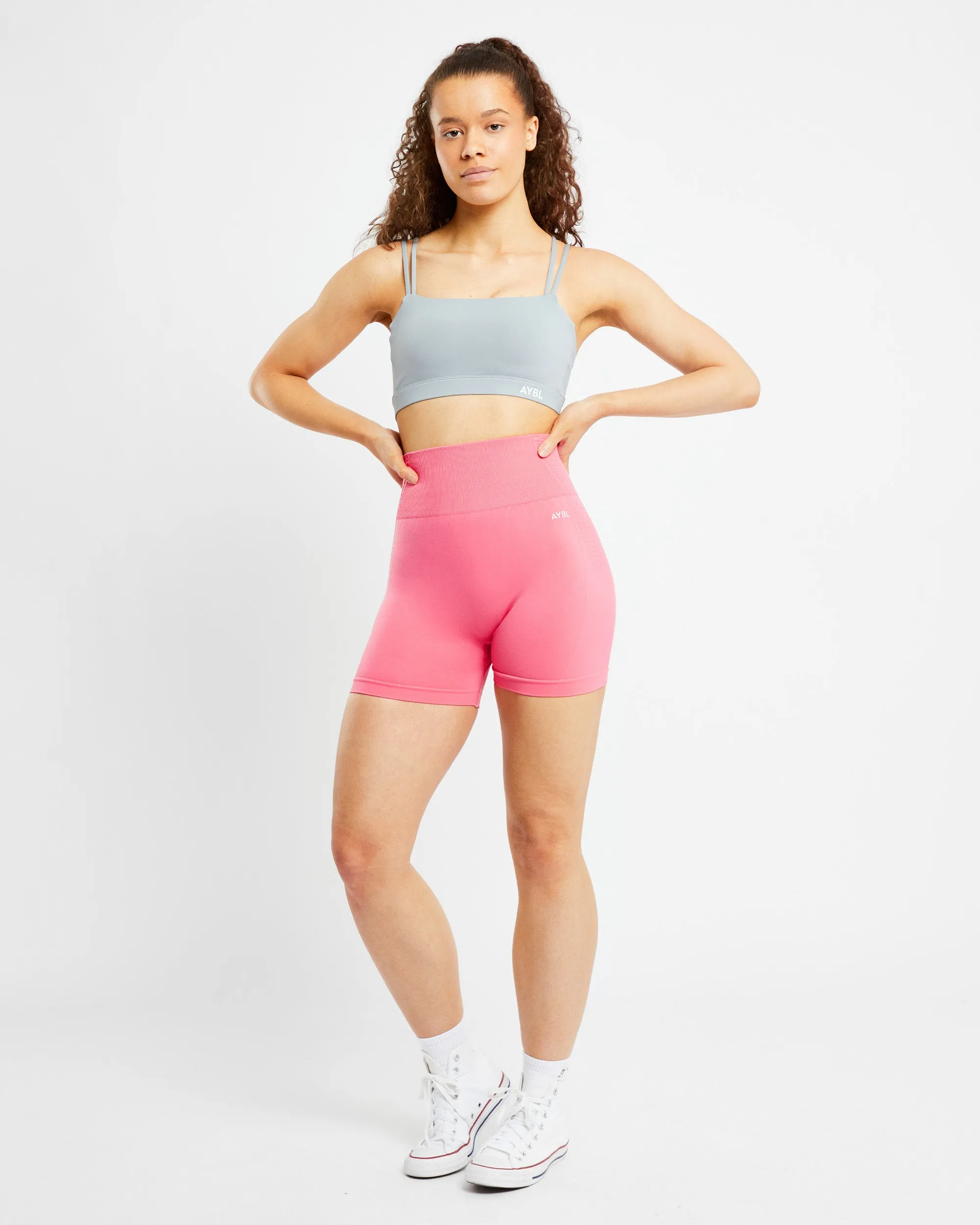 Essential Bandeau Sports Bra - Pebble Grey sold by AYBL product image thumbnail 3