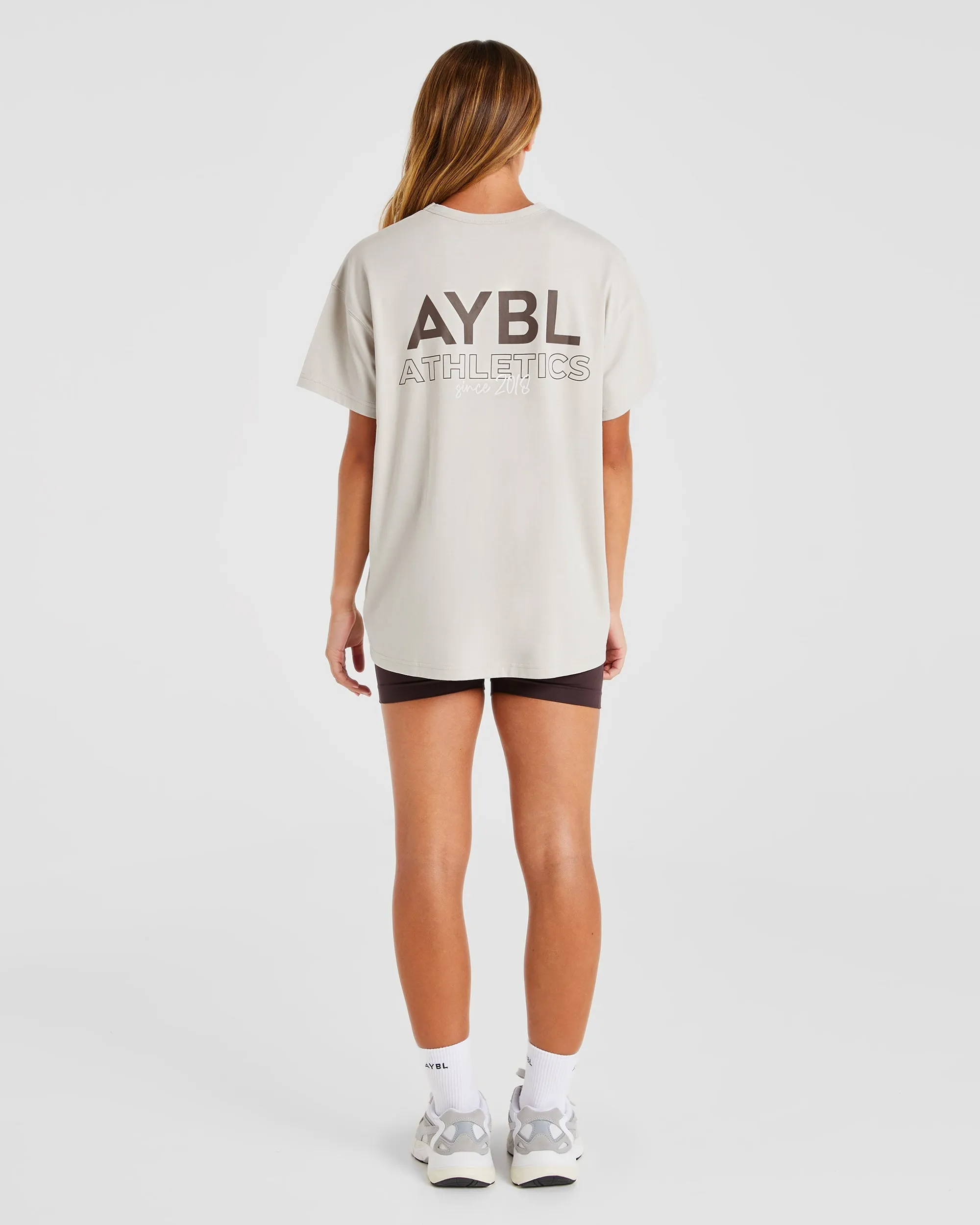 AYBL Athletics Oversized T Shirt - Beige sold by AYBL product image thumbnail 3