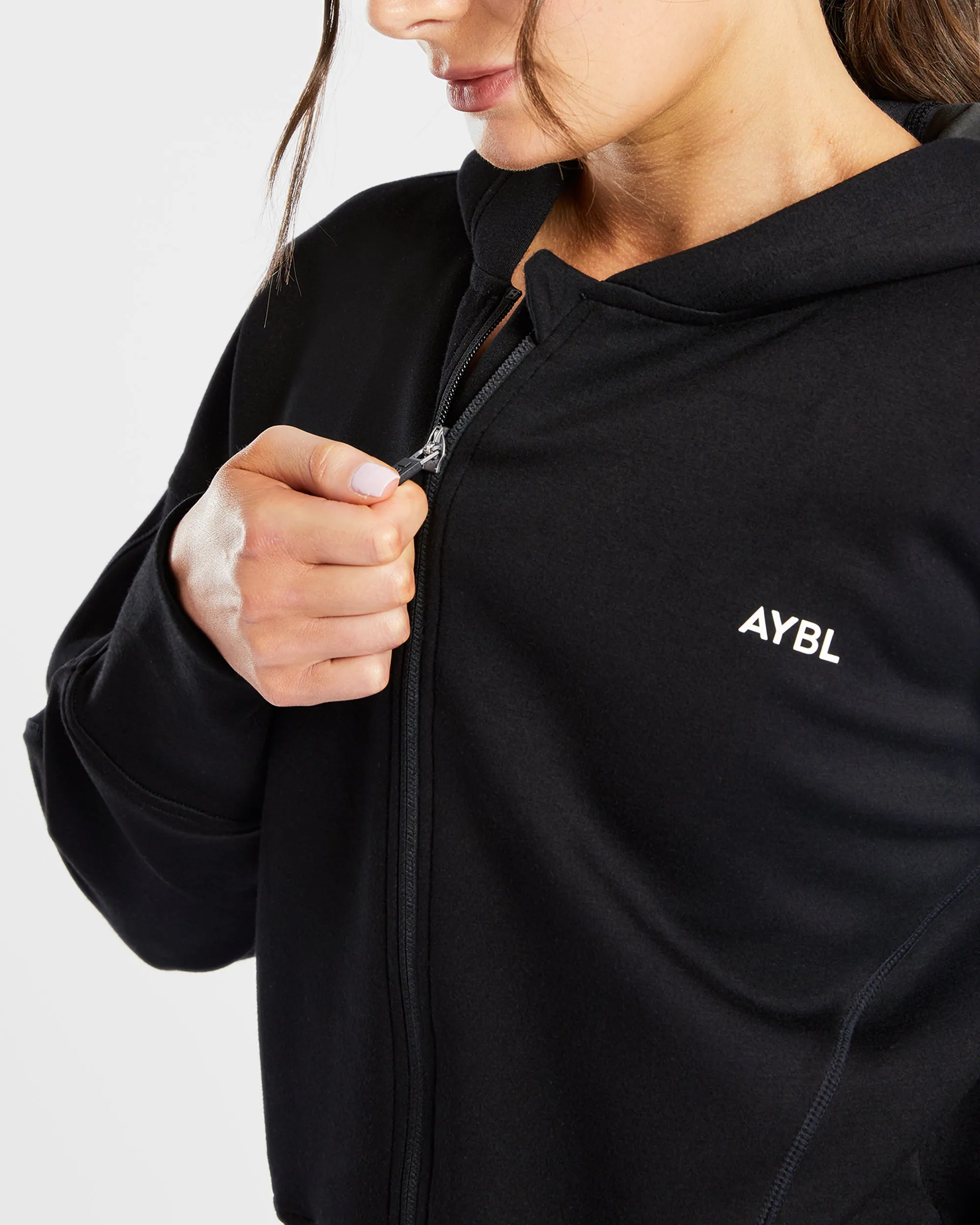 Zip Up Jacket - Black sold by AYBL product image thumbnail 5