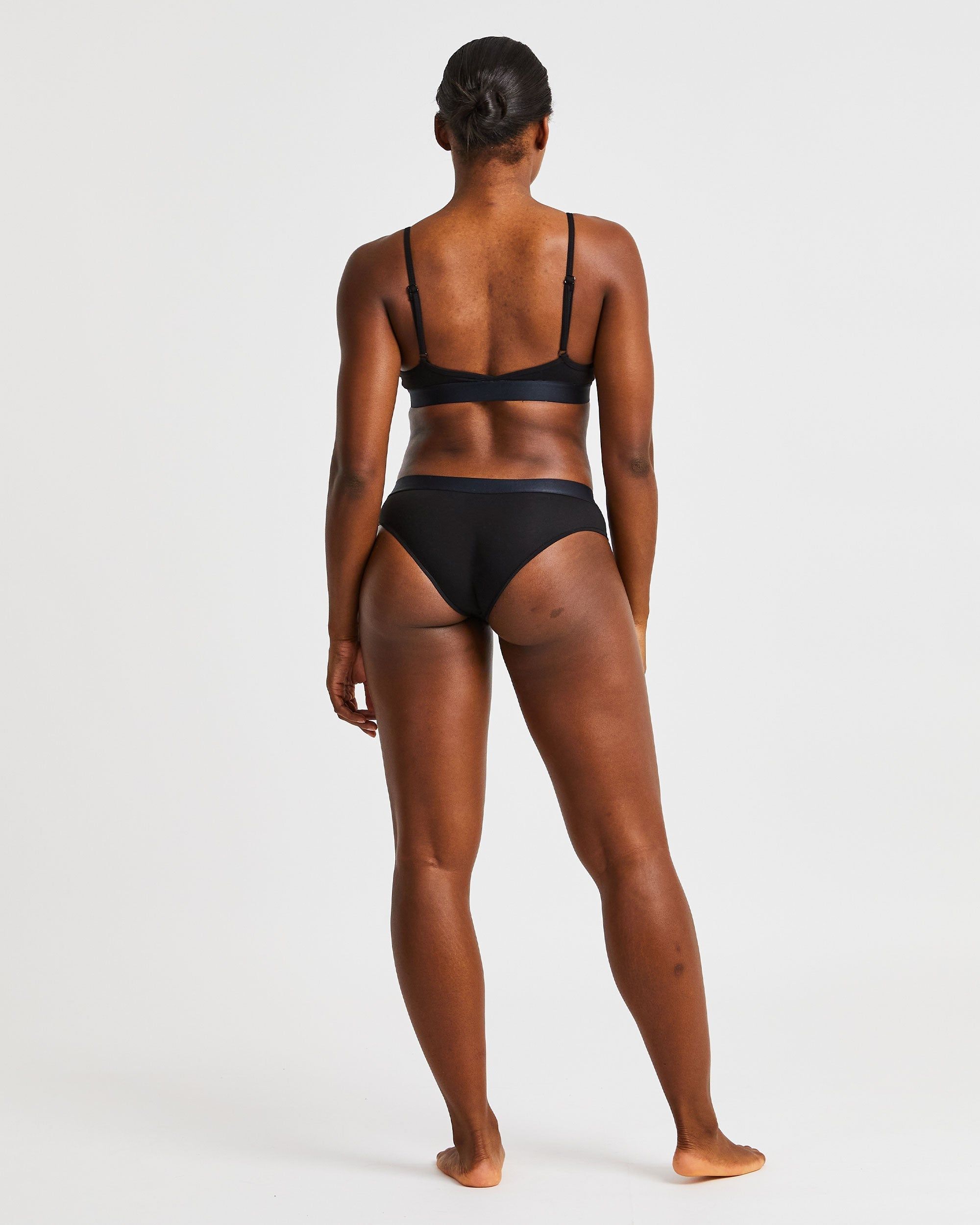 Cotton Bra - Black sold by AYBL product image thumbnail 4