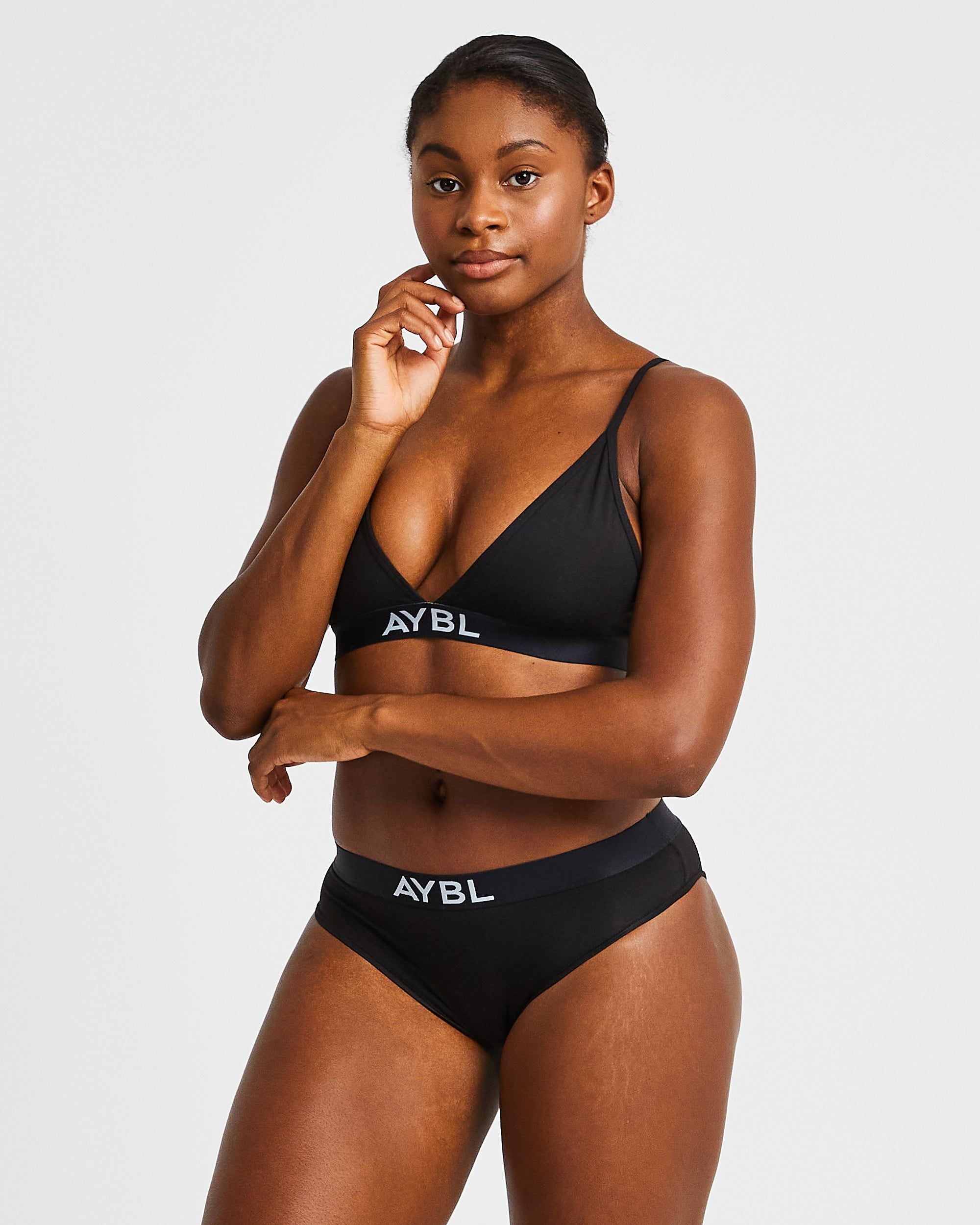 Cotton Bra - Black sold by AYBL