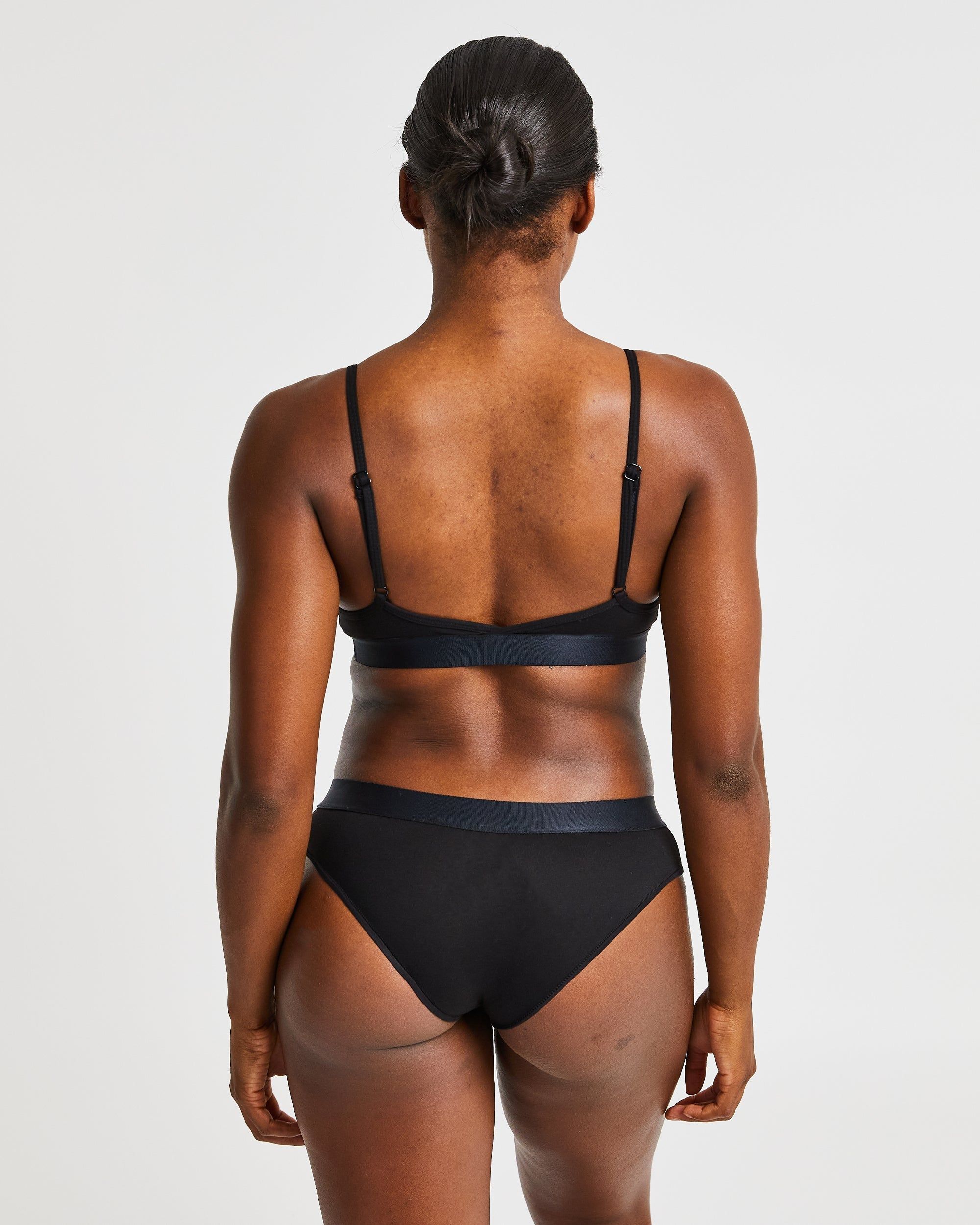 Cotton Bra - Black sold by AYBL product image thumbnail 2