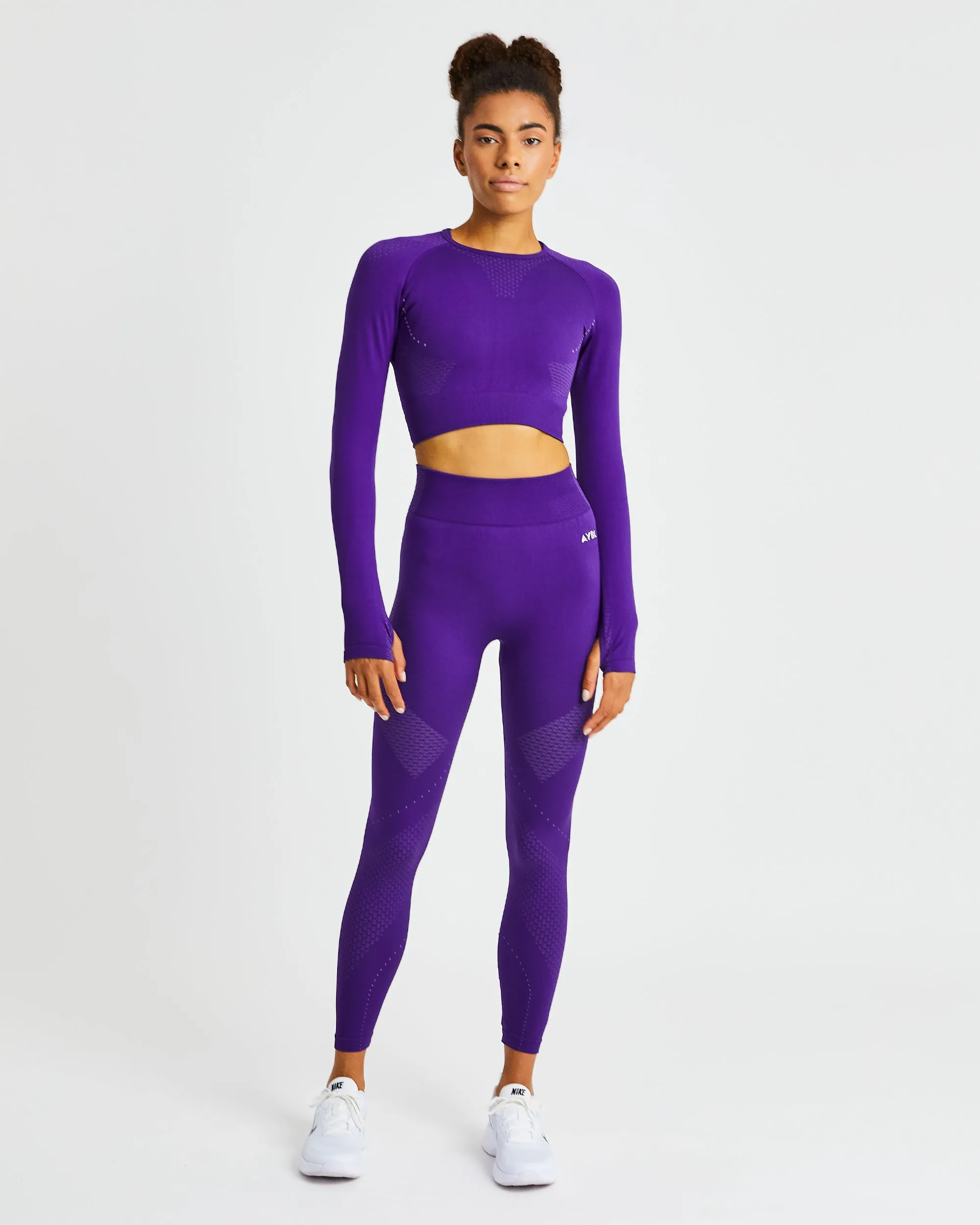 Ignite Seamless Leggings - Electric Purple sold by AYBL product image thumbnail 3