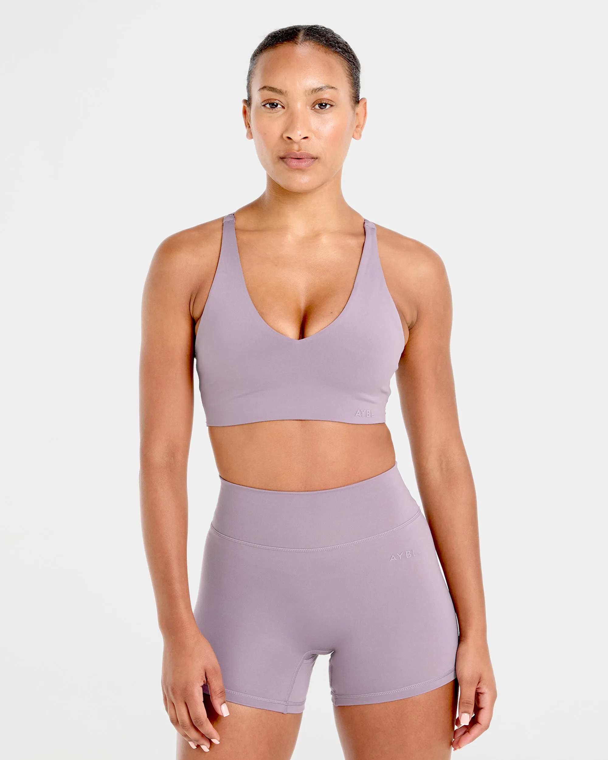 Staple Sports Bra - Mauve Purple sold by AYBL