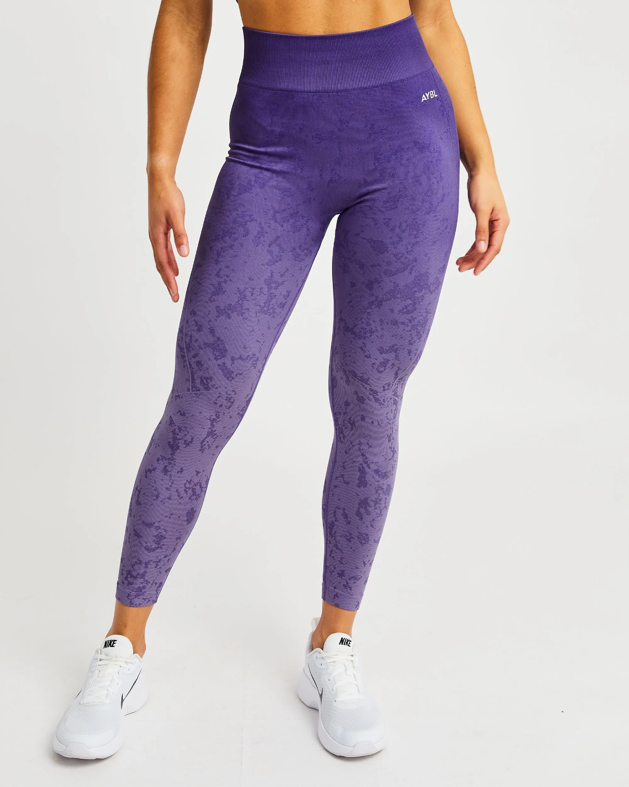 Flare Seamless Leggings - Purple sold by AYBL