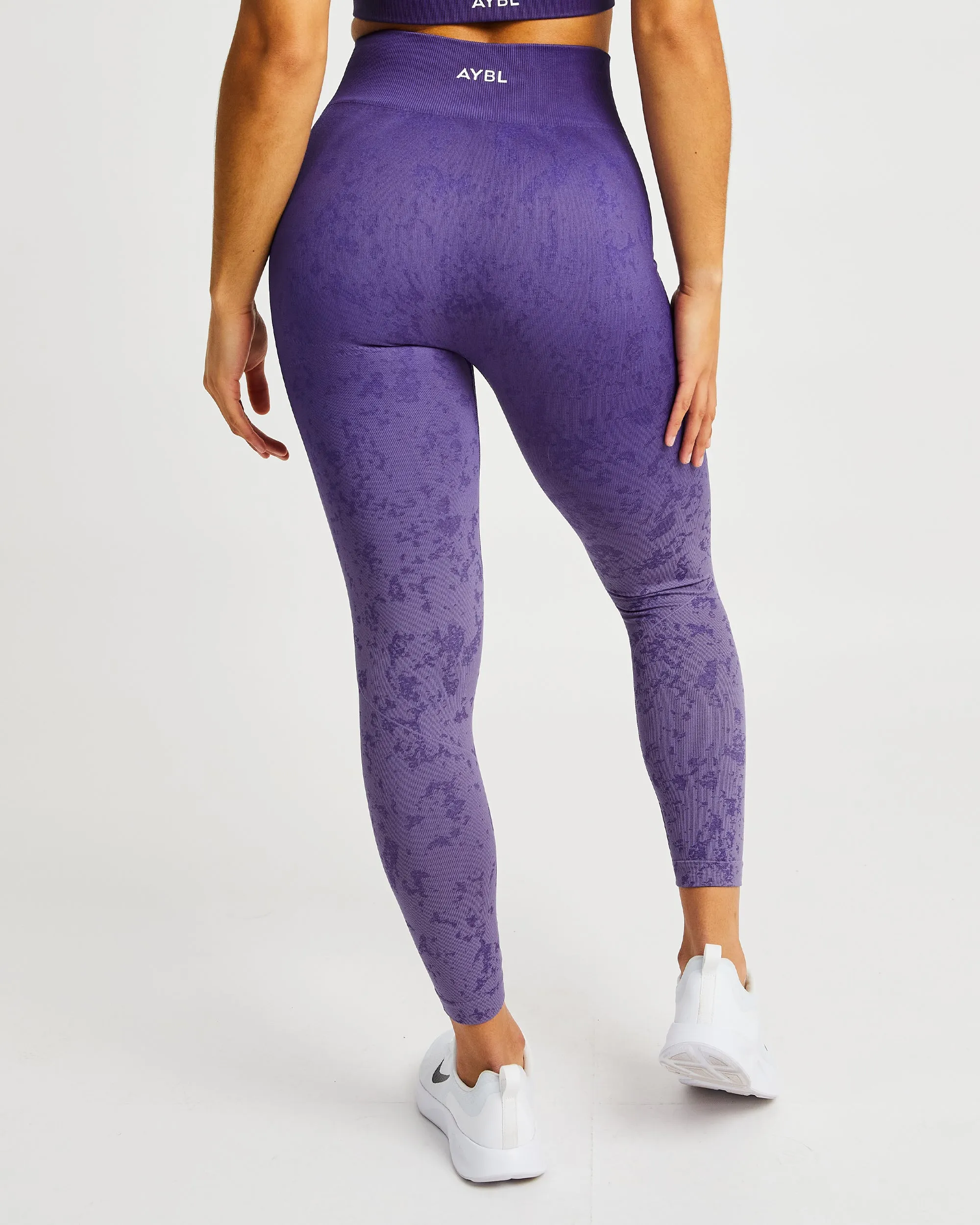 Flare Seamless Leggings - Purple sold by AYBL product image thumbnail 2