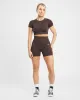 Empower Seamless Crop Top - Cocoa Brown sold by AYBL