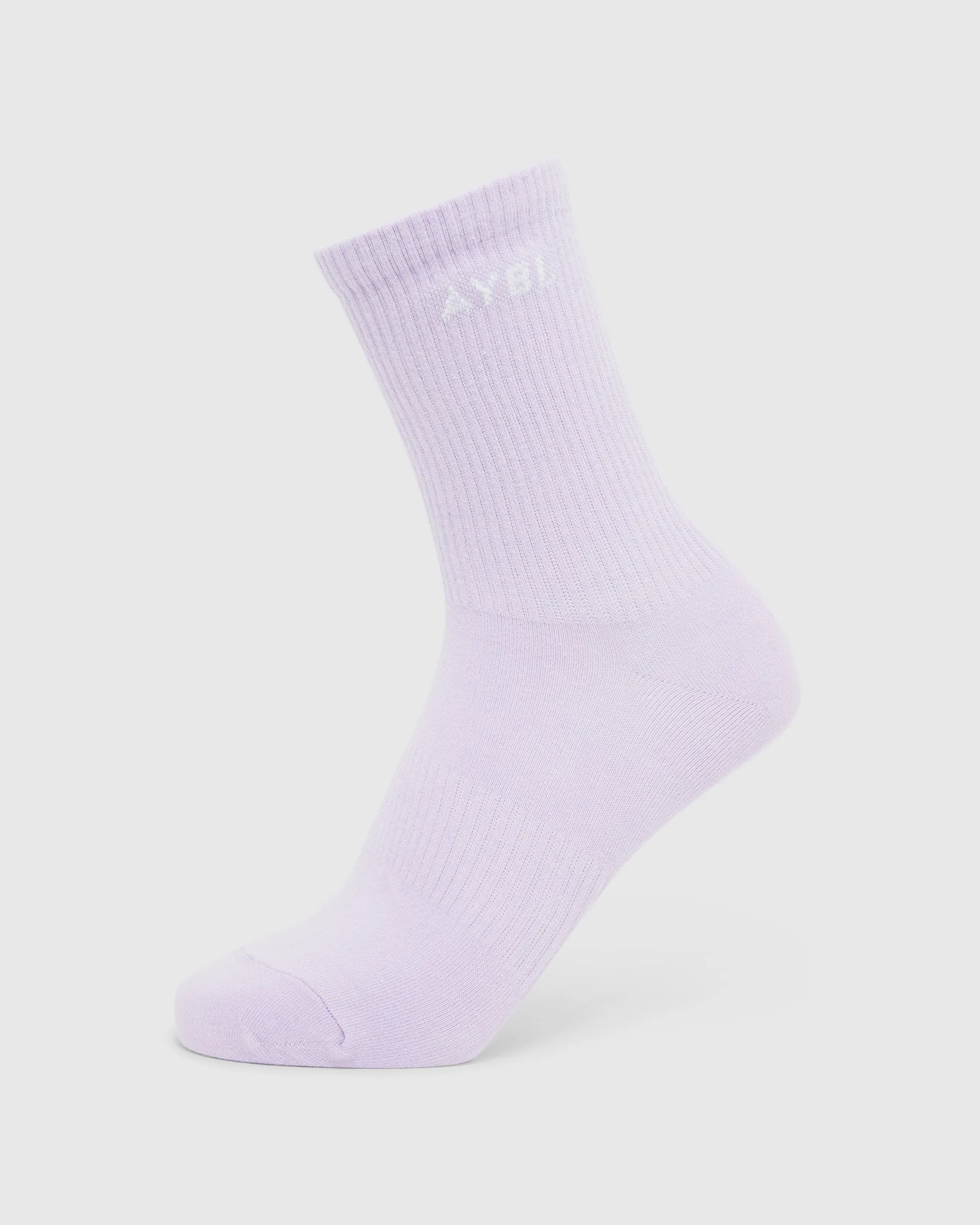 Everyday Crew Socks (3 Pack) - Blue/Purple/Pink sold by AYBL product image thumbnail 4