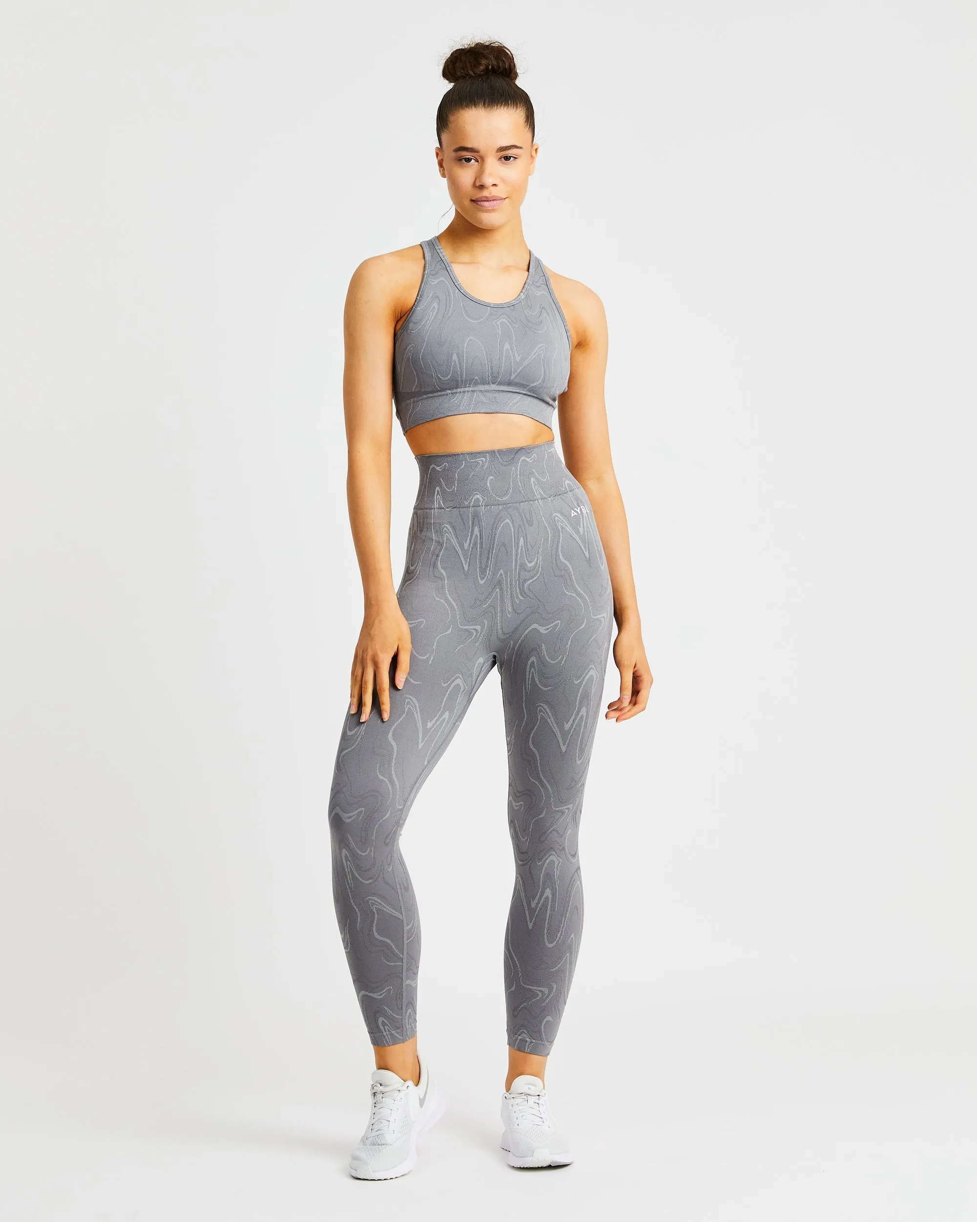 Velocity Seamless Sports Bra - Grey sold by AYBL product image thumbnail 3