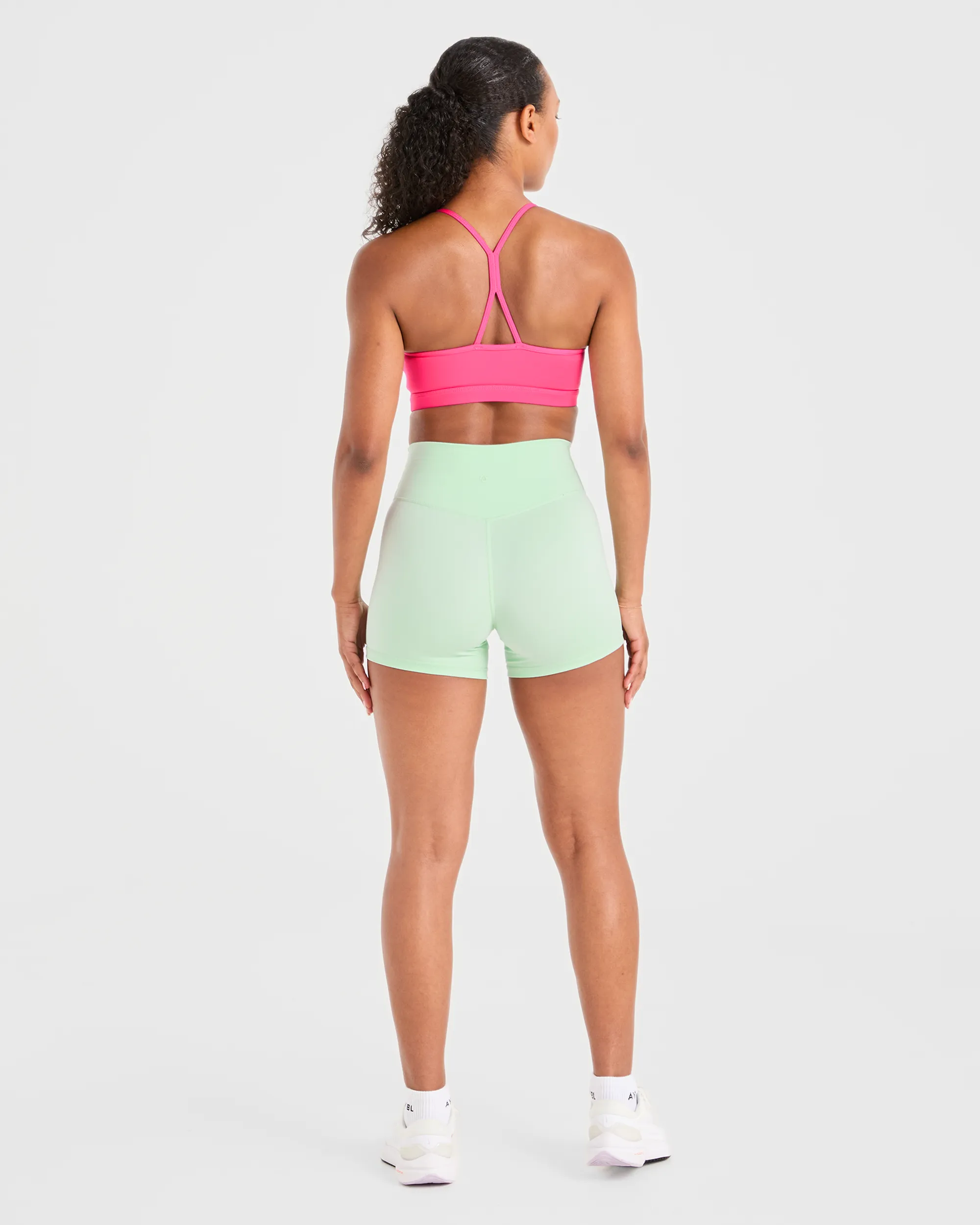 Essential Ruched Sports Bra - Hot Pink sold by AYBL product image thumbnail 4