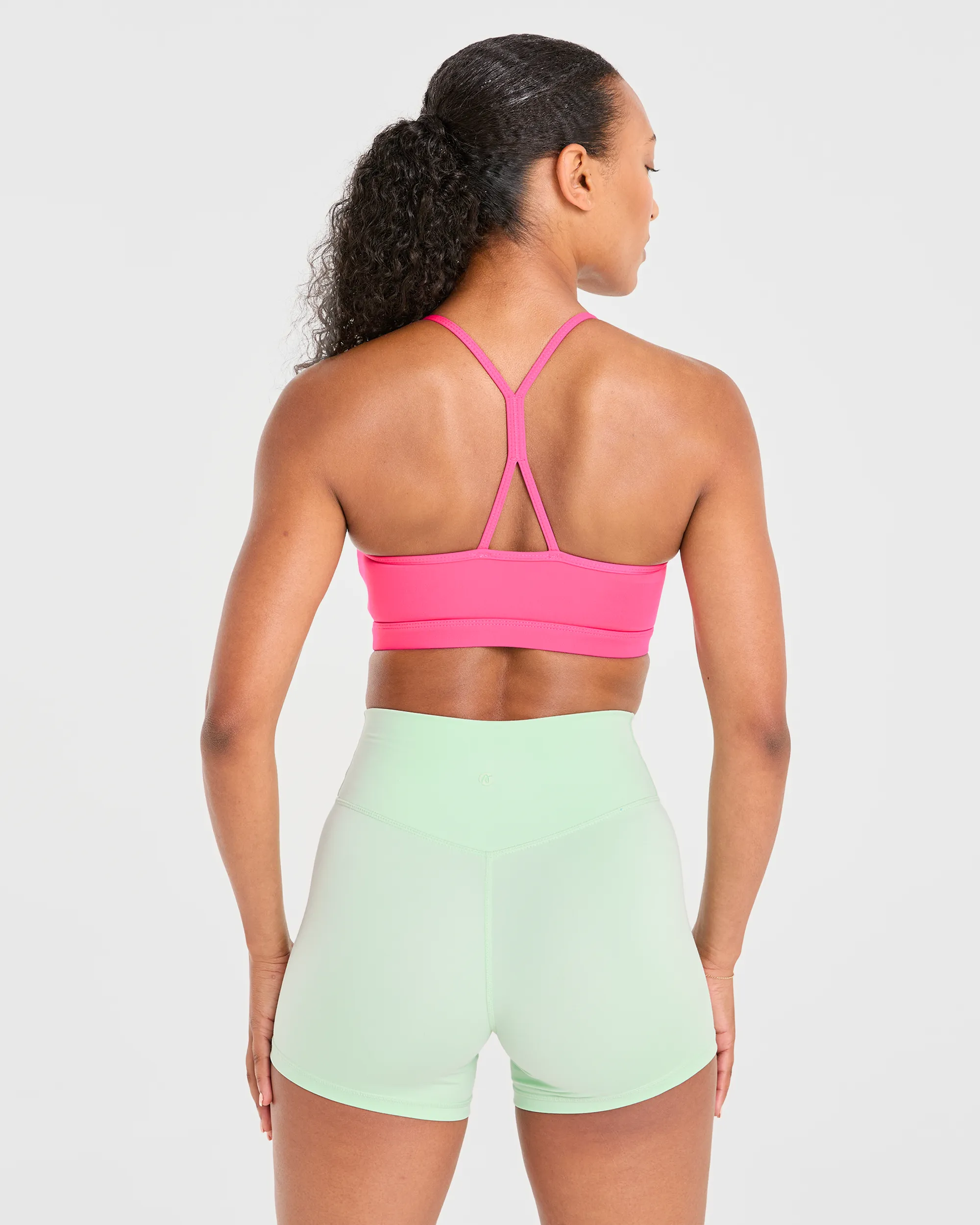 Essential Ruched Sports Bra - Hot Pink sold by AYBL product image thumbnail 2