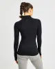 Motion Seamless 1/2 Zip Pullover - Black sold by AYBL