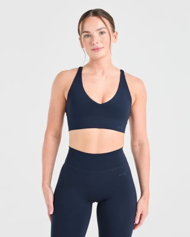 Staple Sports Bra - Navy sold by AYBL