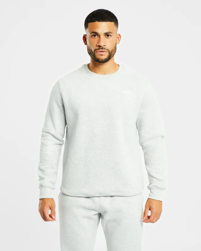 Essential Sweater - Grey Marl sold by AYBL