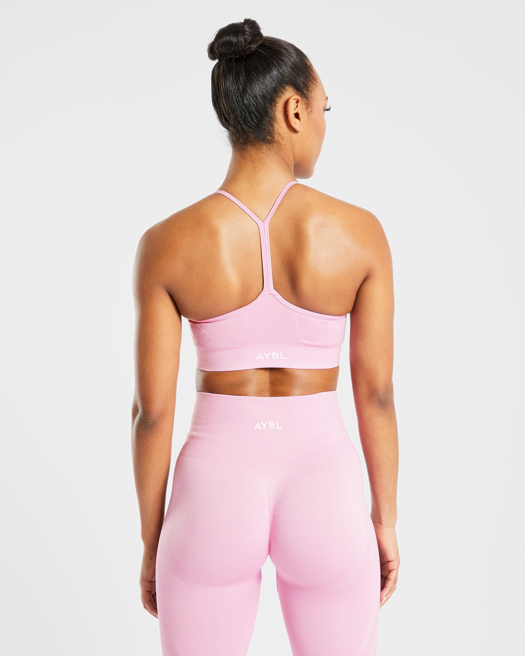 Empower Seamless Sports Bra - Baby Pink sold by AYBL product image thumbnail 2