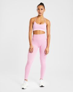 Empower Seamless Sports Bra - Baby Pink sold by AYBL