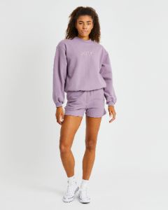 Everyday Relaxed Shorts - Muted Mauve sold by AYBL