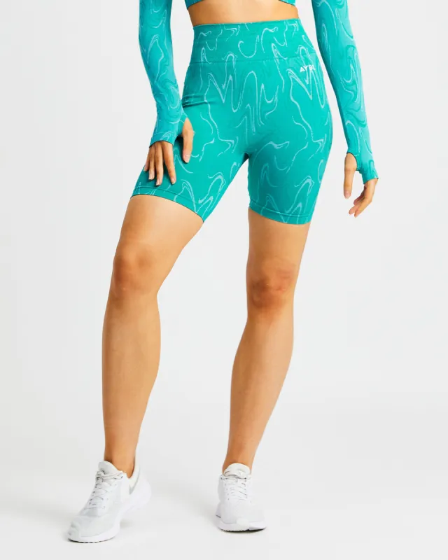 Velocity Seamless Shorts - Turquoise sold by AYBL