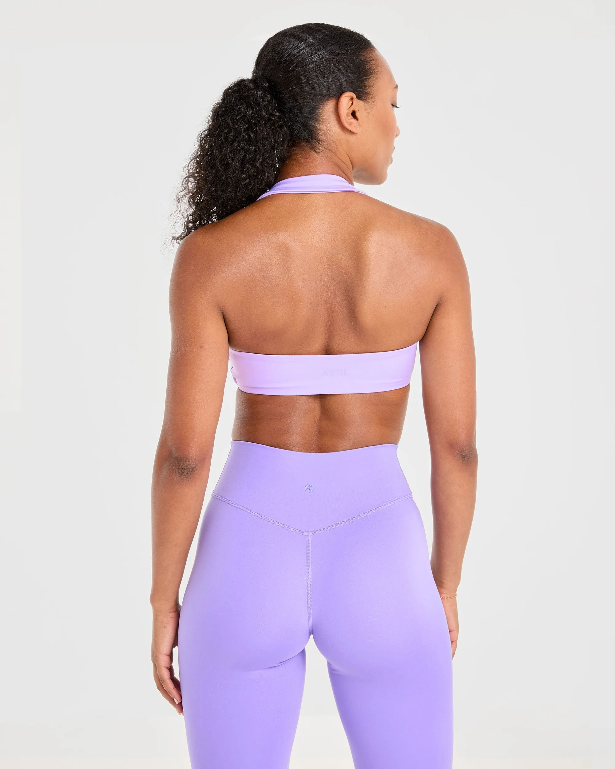 Essential Halterneck Sports Bra - Pastel Purple sold by AYBL product image thumbnail 2