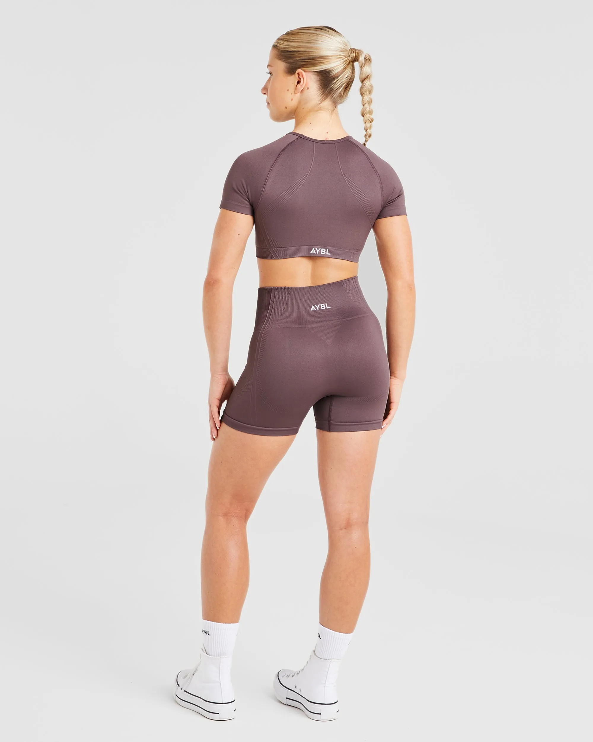 Balance V3 Seamless Crop Top - Coffee Bean sold by AYBL product image thumbnail 4