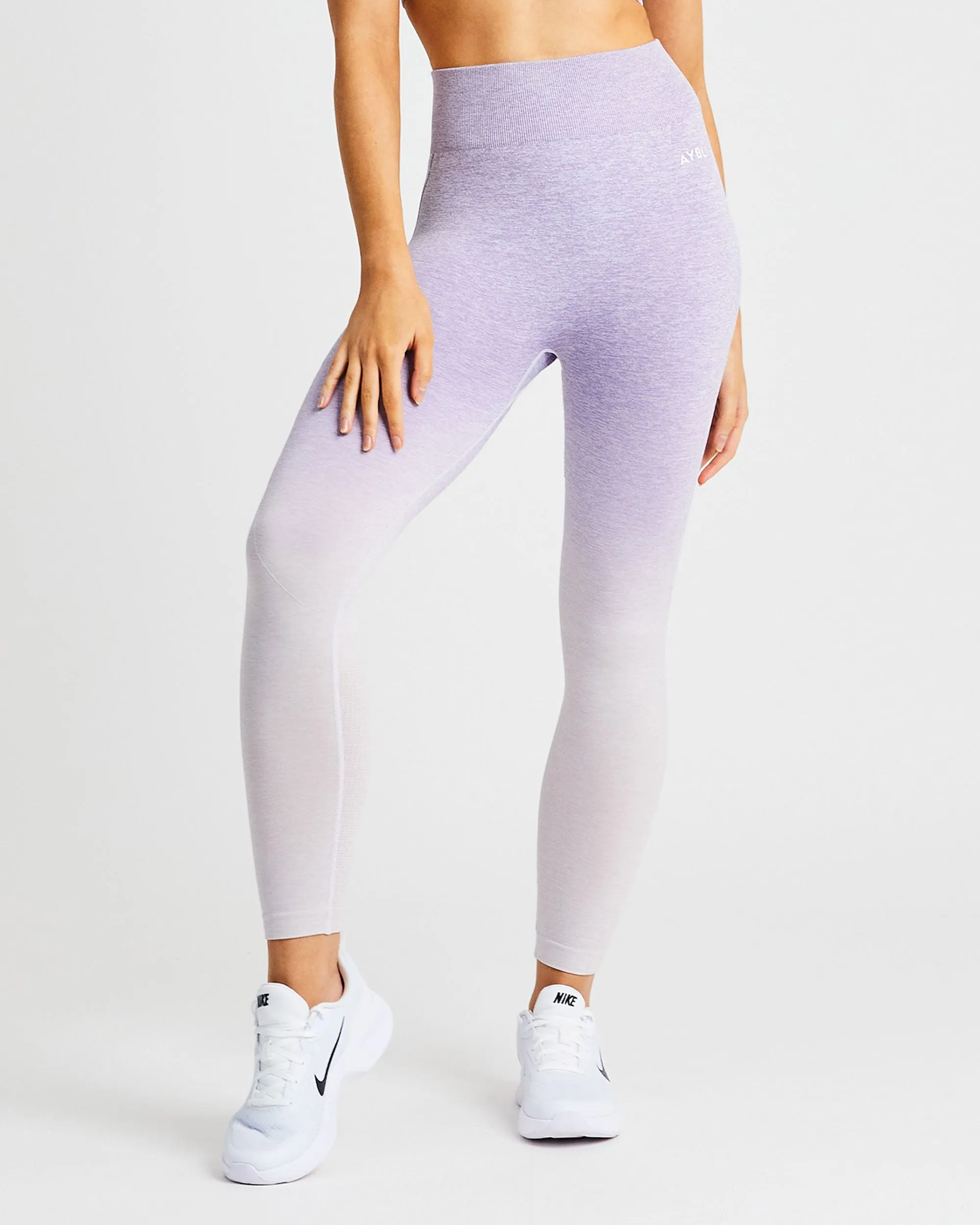 Pulse Ombré Seamless Leggings - Lilac sold by AYBL