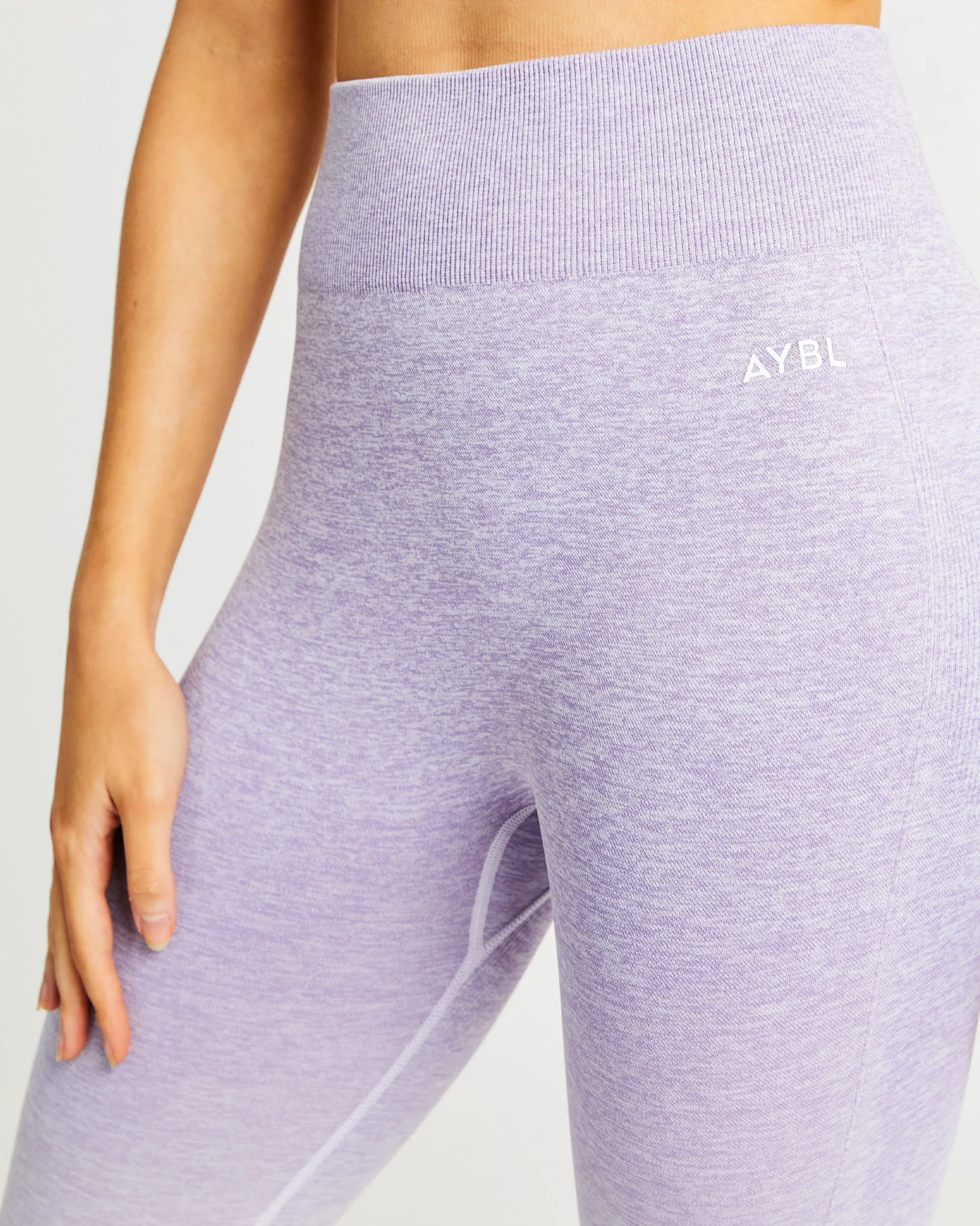 Pulse Ombré Seamless Leggings - Lilac sold by AYBL product image thumbnail 5