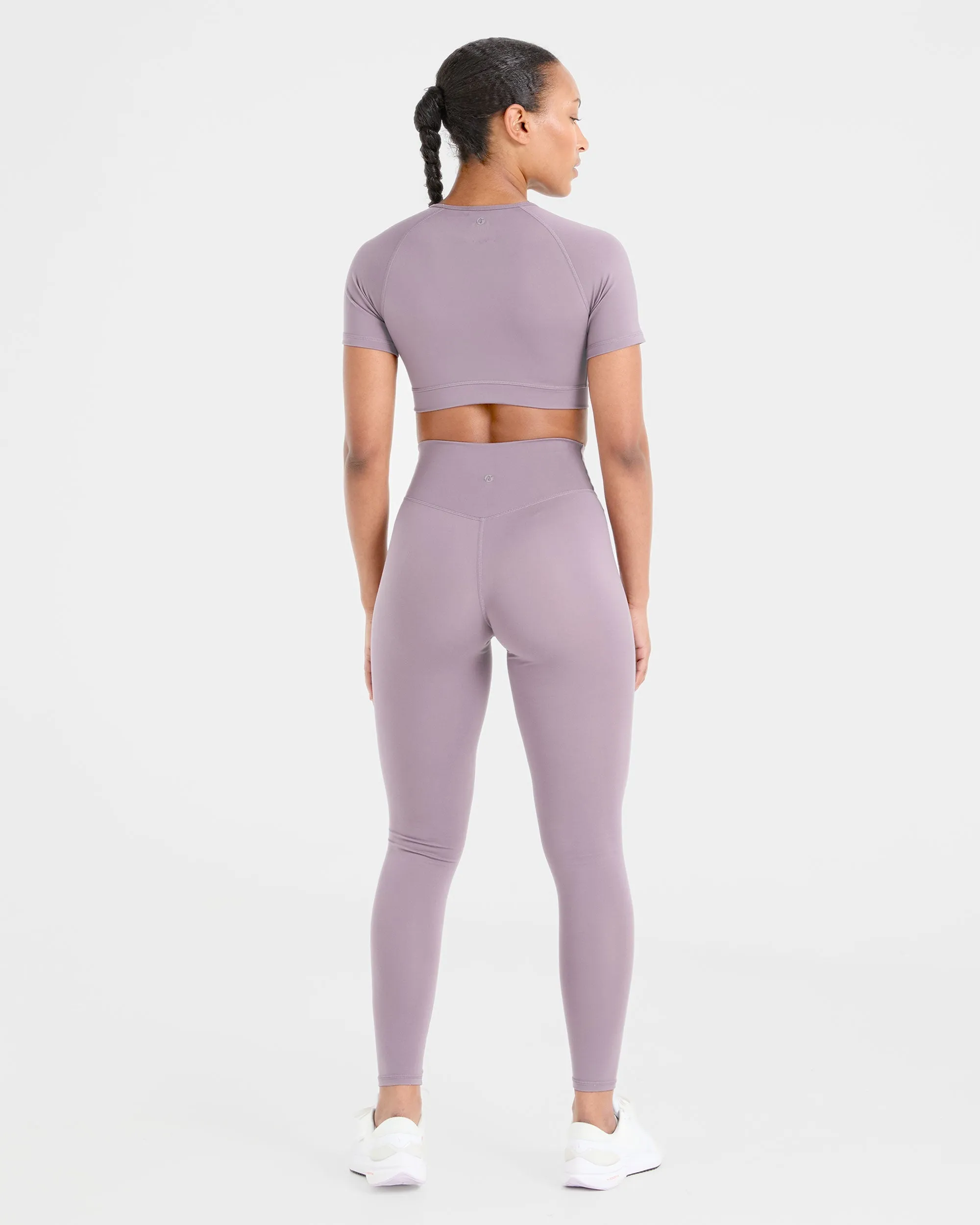 Staple Crop Top - Mauve Purple sold by AYBL product image thumbnail 4