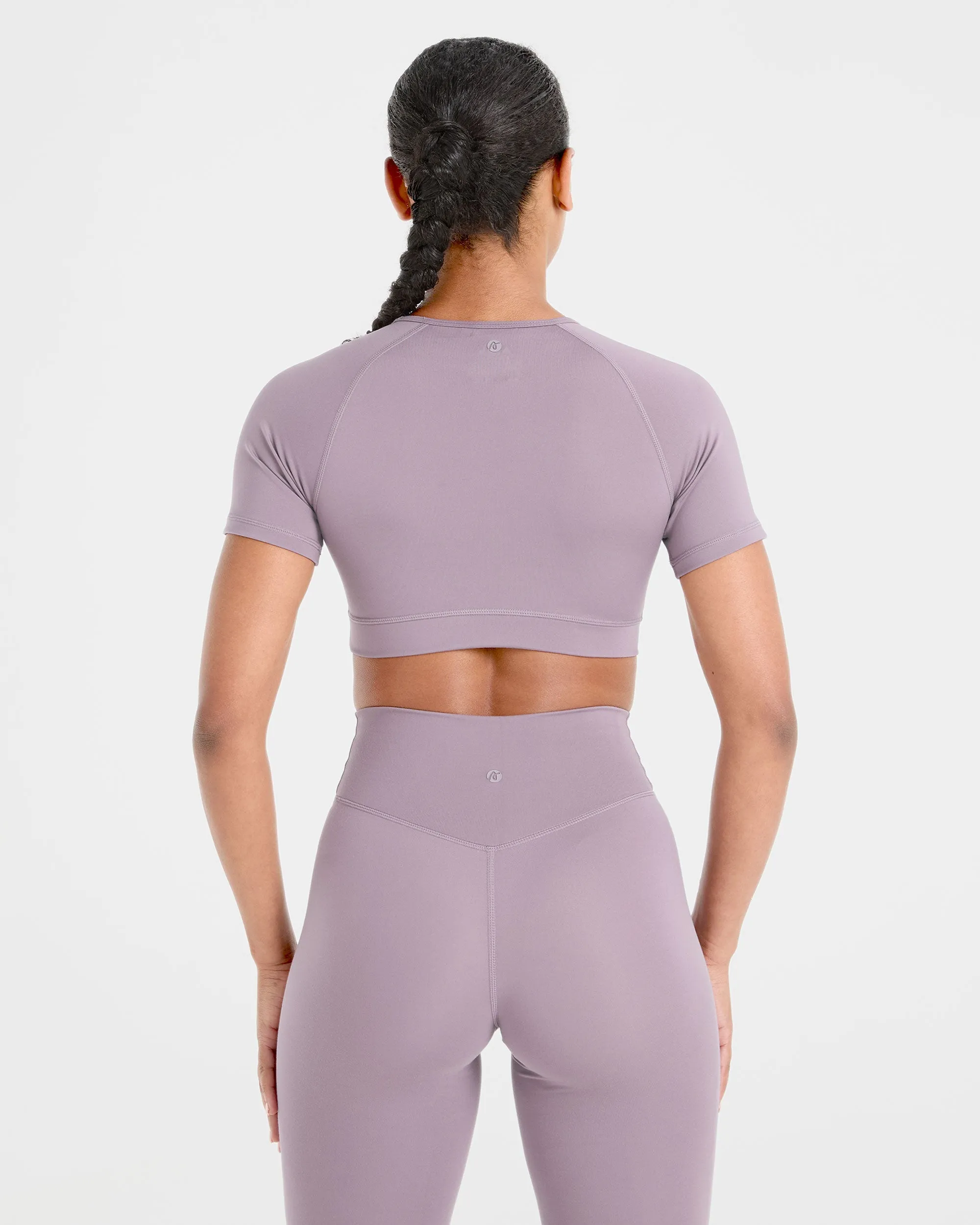 Staple Crop Top - Mauve Purple sold by AYBL product image thumbnail 2