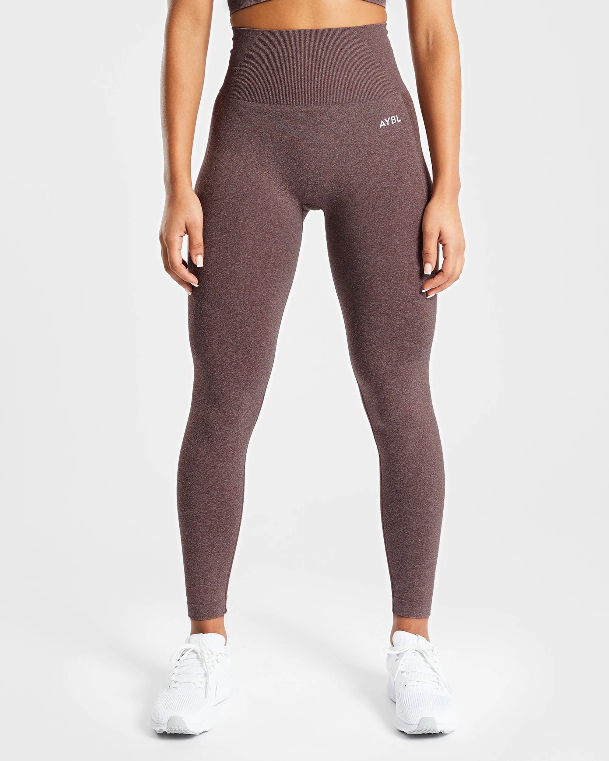 Empower Seamless Leggings - Brown Marl sold by AYBL